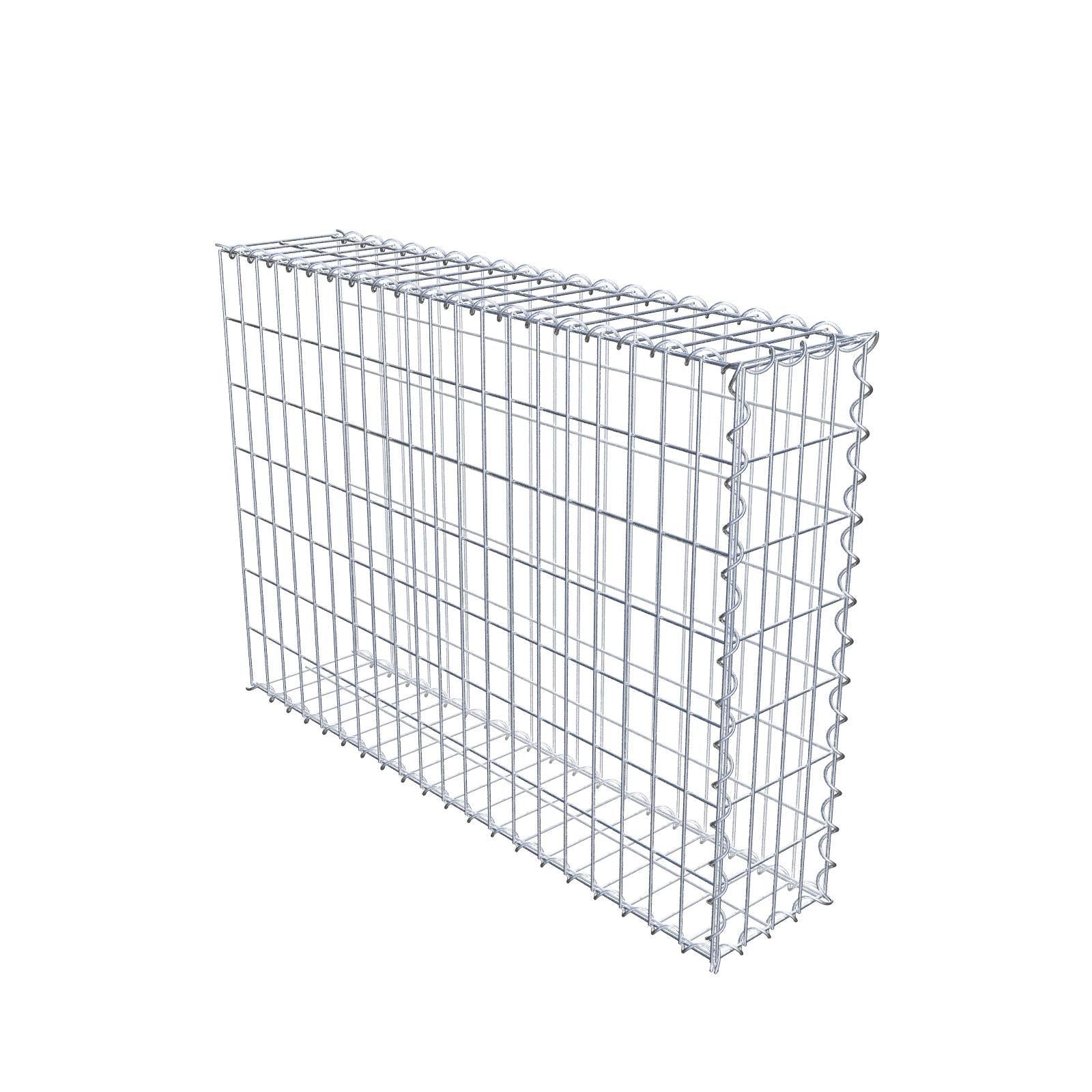 Extra gabion typ 2 100 cm x 70 cm x 20 cm (L x H x D), maskstorlek 5 cm x 10 cm, spiral