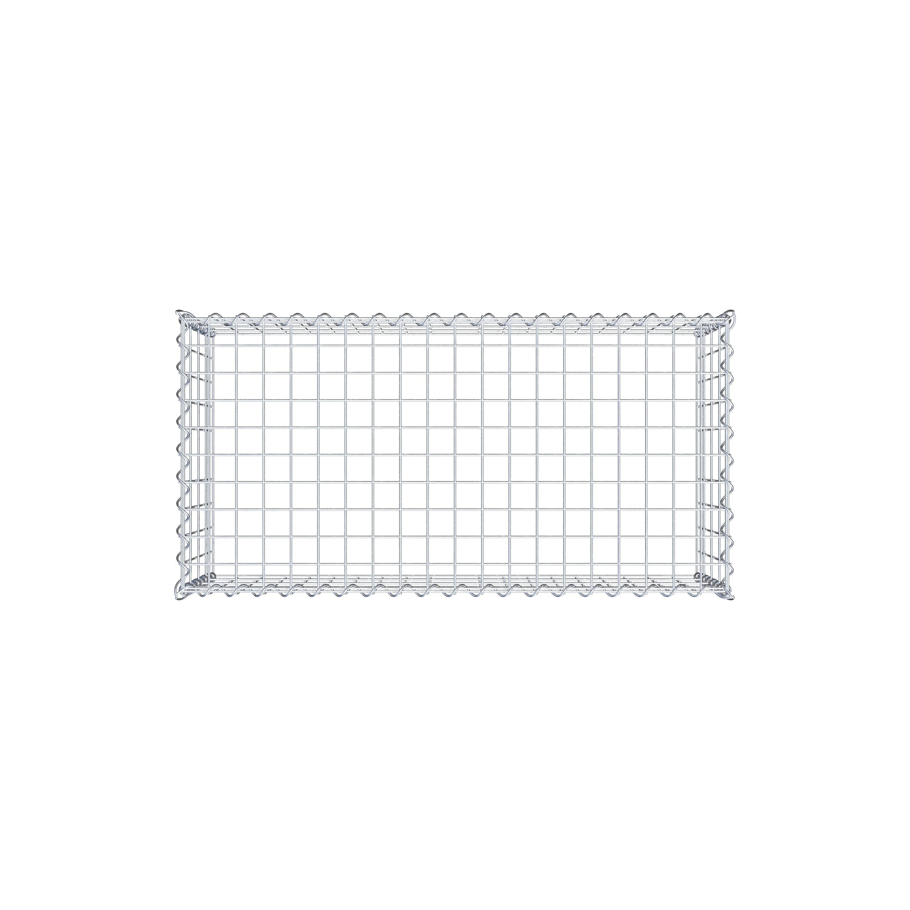 Gabião tipo 3 100 cm x 40 cm x 50 cm (C x A x P), malhagem 5 cm x 10 cm, espiral