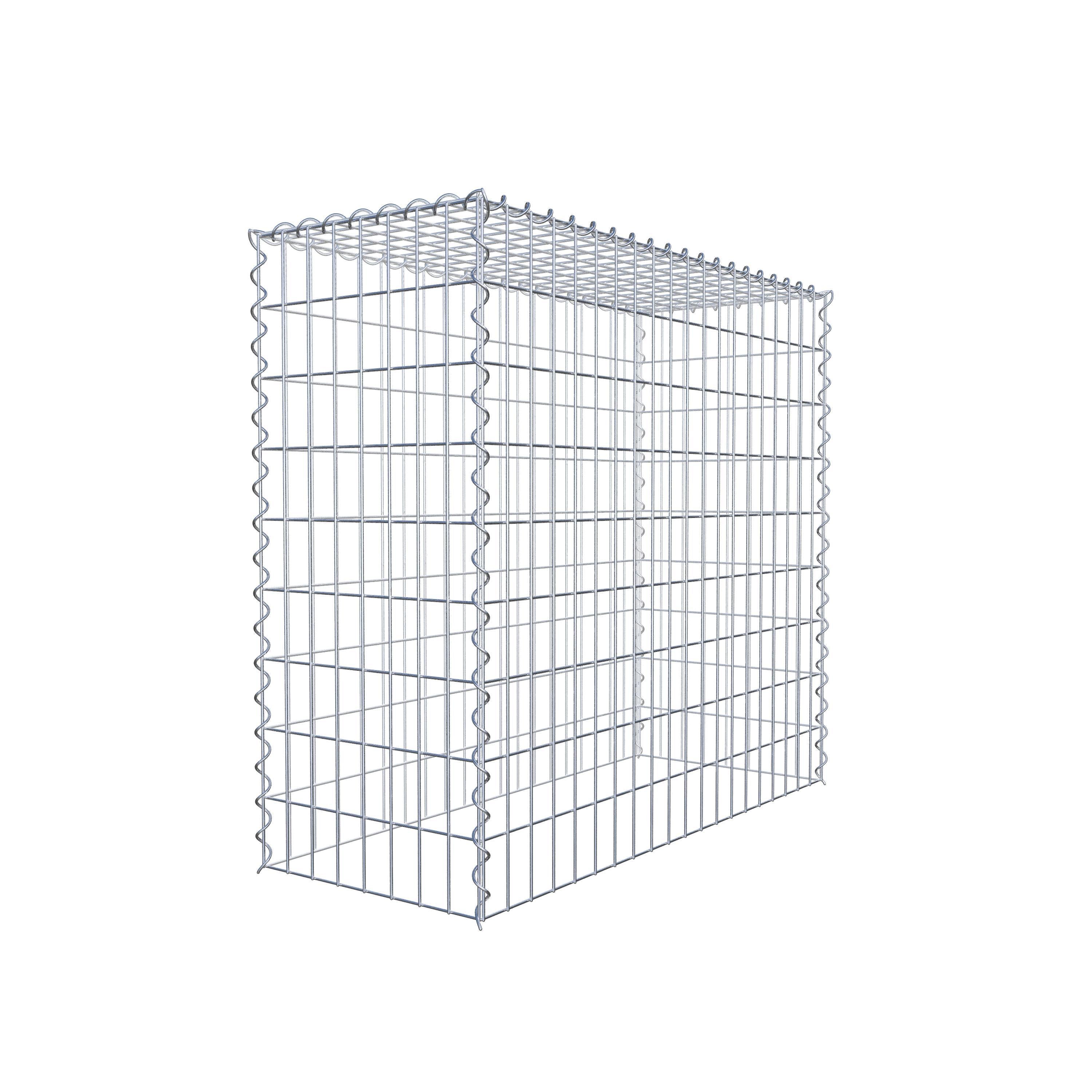 Grown-on gabion type 3 100 cm x 90 cm x 40 cm (L x H x D), mesh size 5 cm x 10 cm, spiral