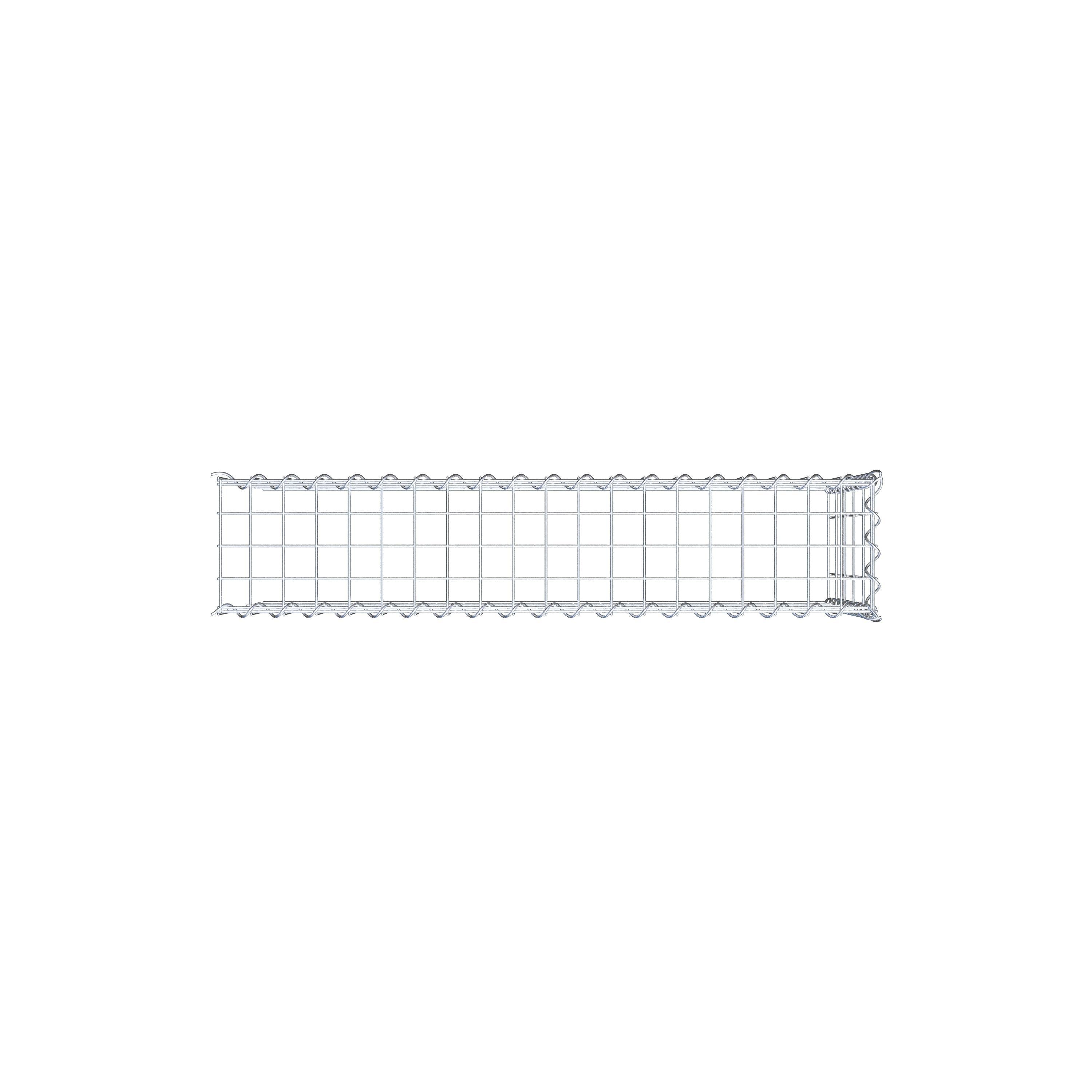 Anbaugabione Typ 4 100 cm x 50 cm x 20 cm (L x H x T), Maschenweite 5 cm x 10 cm, Spirale