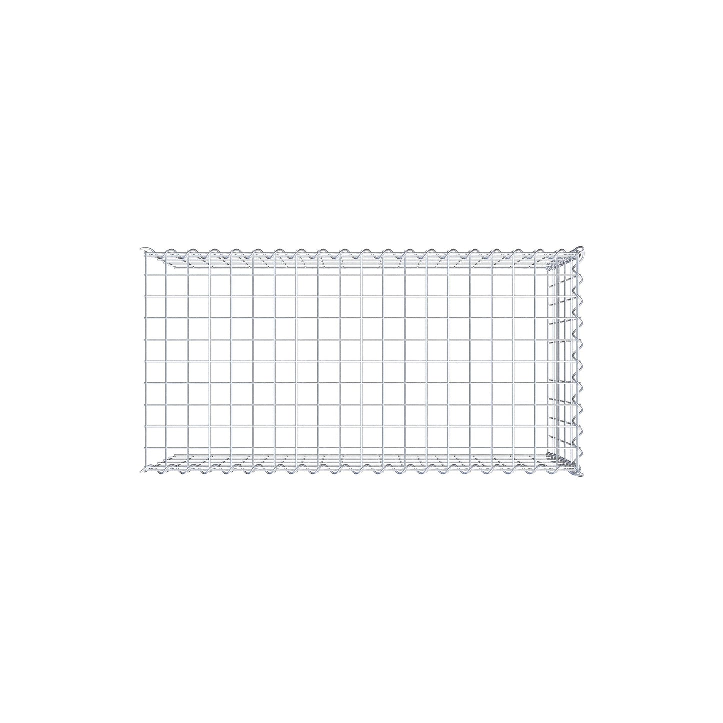 Extra gabion typ 4 100 cm x 50 cm x 50 cm (L x H x D), maskstorlek 5 cm x 10 cm, spiral