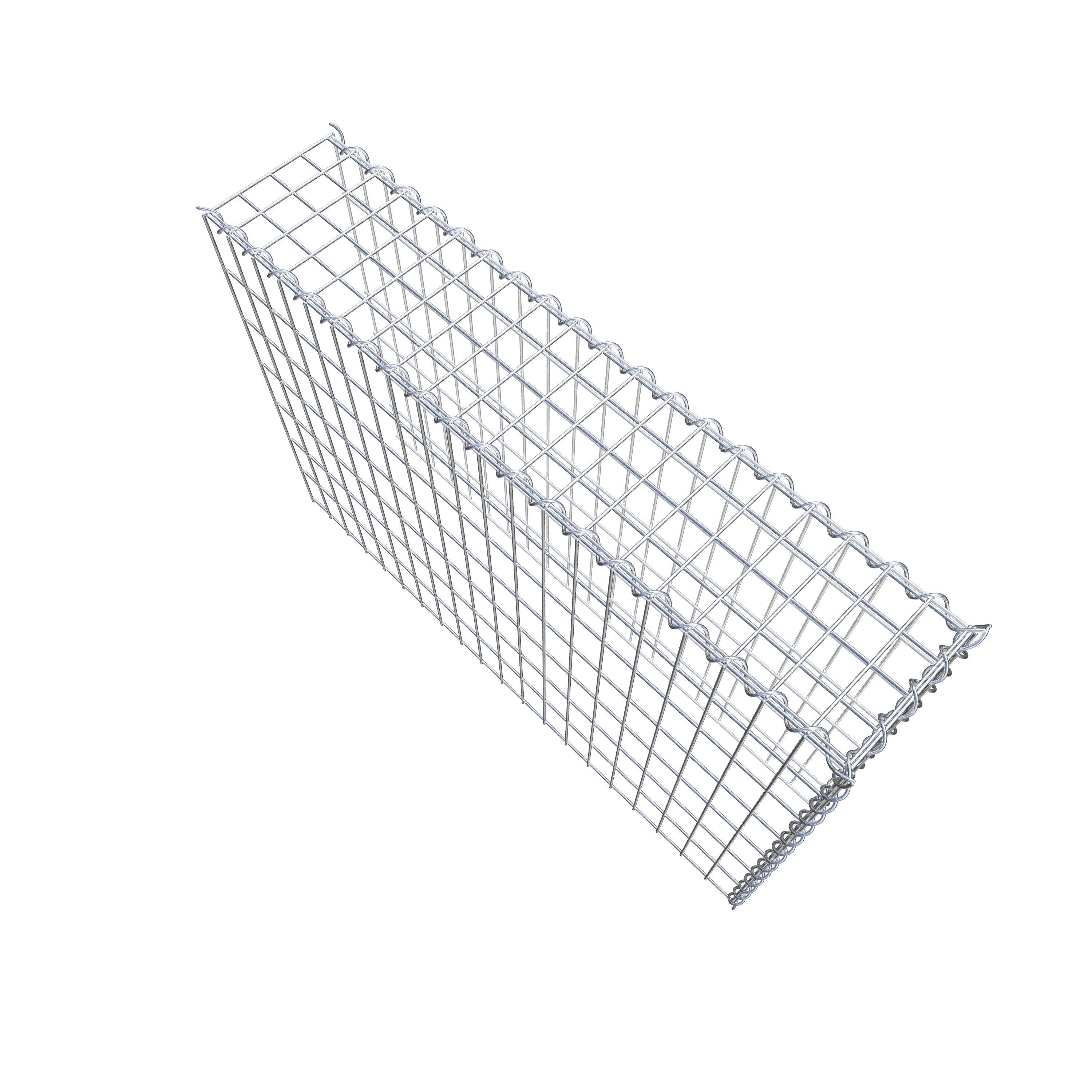 Gavión complementario tipo 4 100 cm x 70 cm x 20 cm (L x A x P), malla 5 cm x 10 cm, espiral