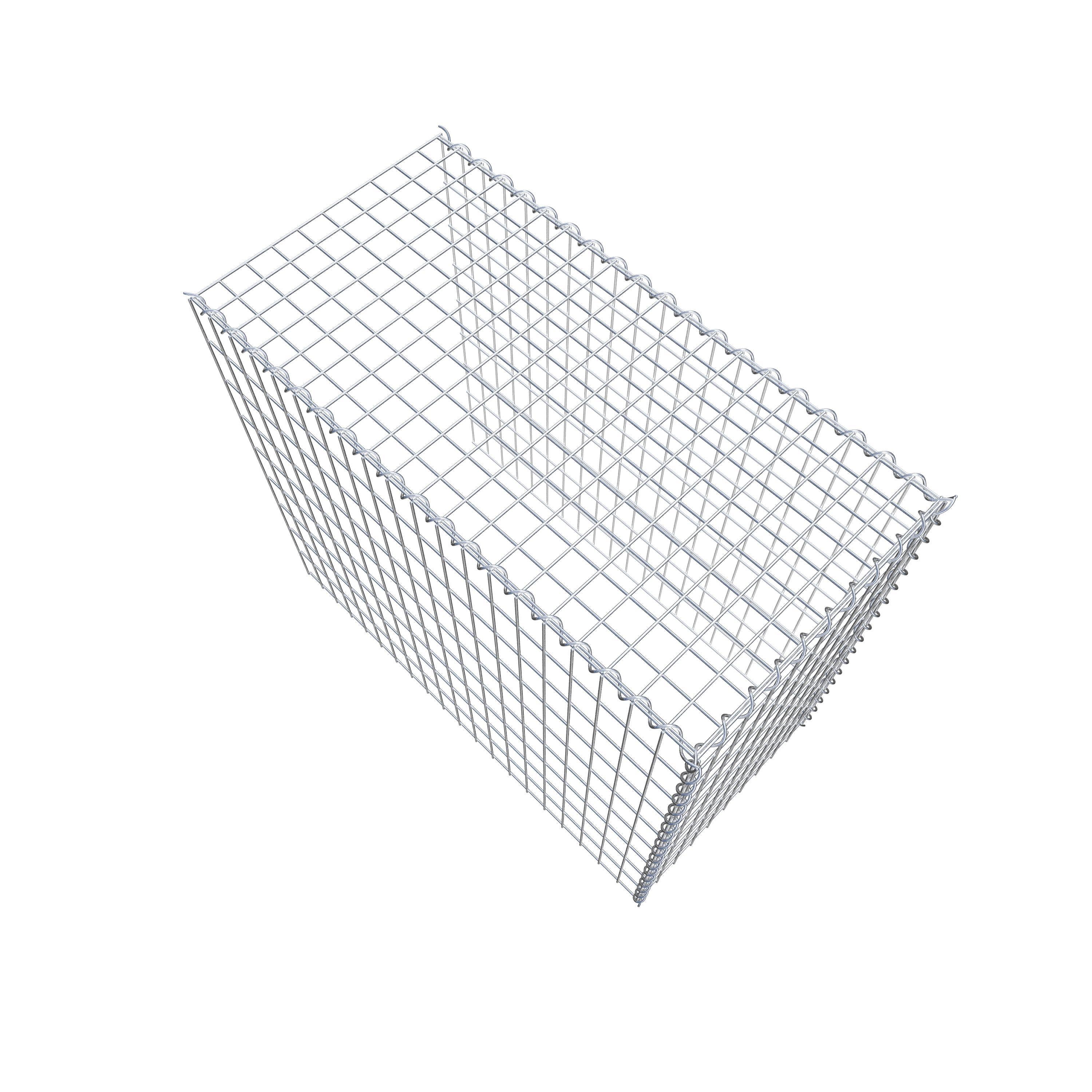 Gavión complementario tipo 4 100 cm x 90 cm x 50 cm (L x A x P), malla 5 cm x 10 cm, espiral