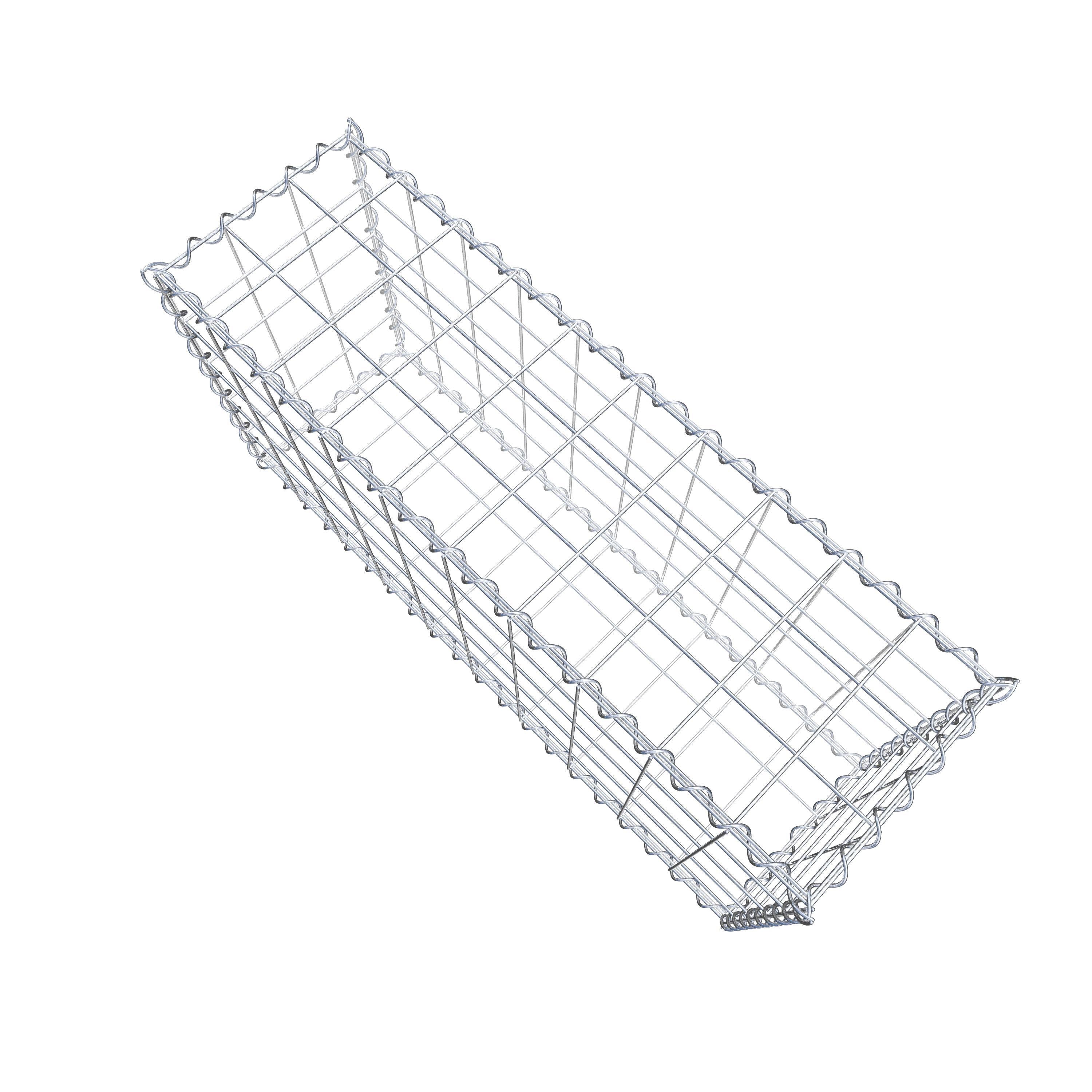 Gabion 100 cm x 50 cm x 30 cm (L x H x P), mailles 10 cm x 10 cm, spirale