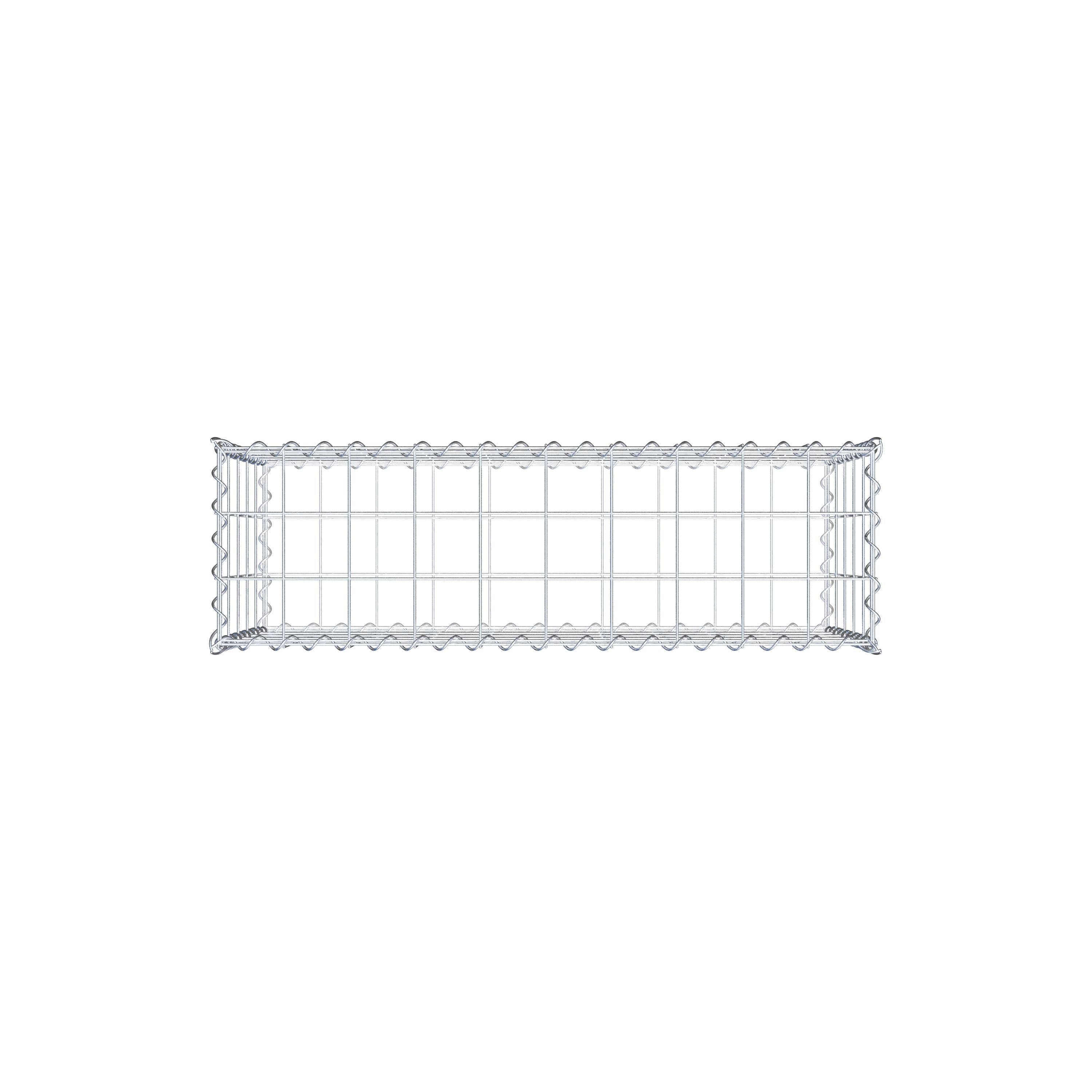 Gabion 100 cm x 50 cm x 30 cm (L x H x P), mailles 10 cm x 10 cm, spirale