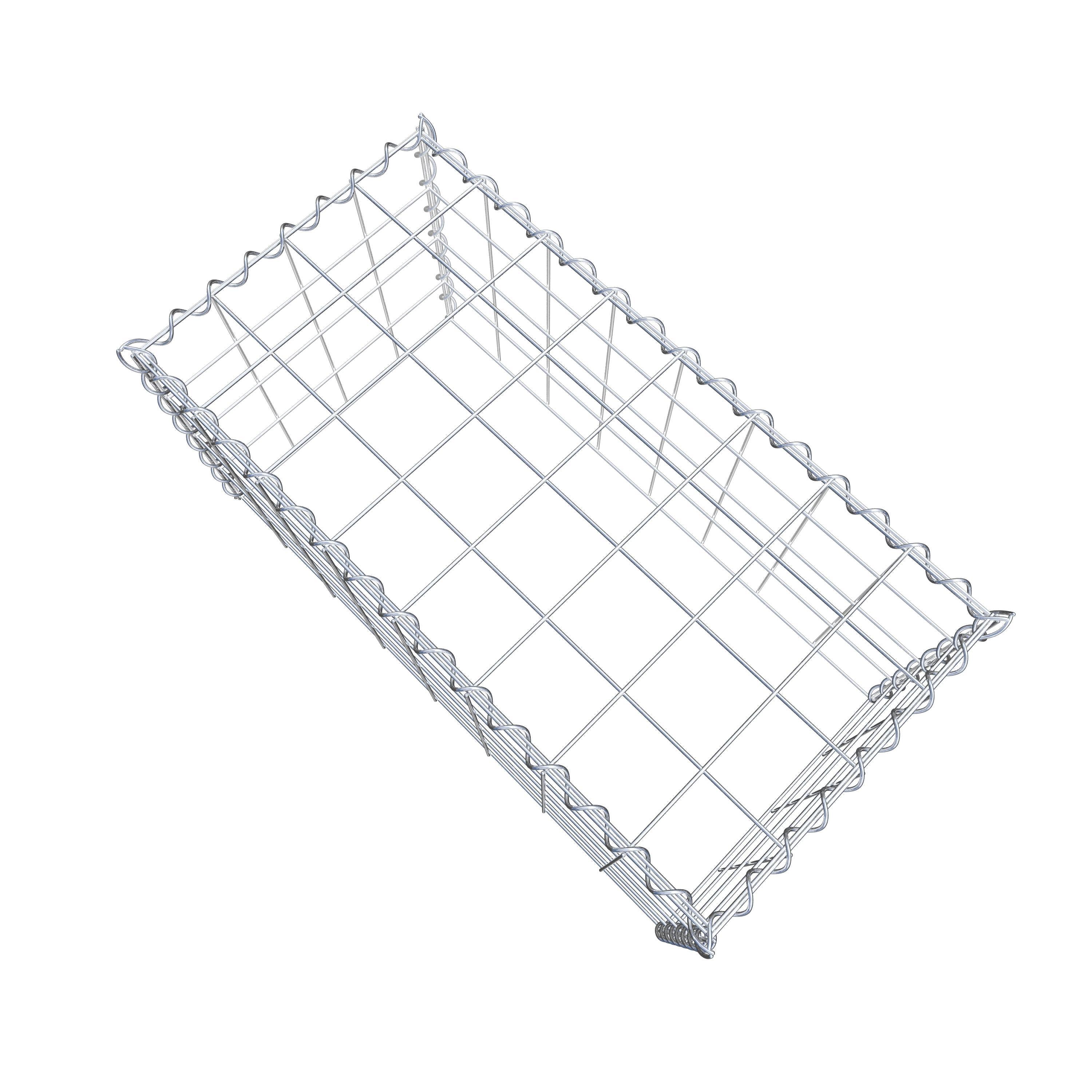 Add-on schanskorf type 3 80 cm x 40 cm x 40 cm (L x H x D), maaswijdte 10 cm x 10 cm, spiraal