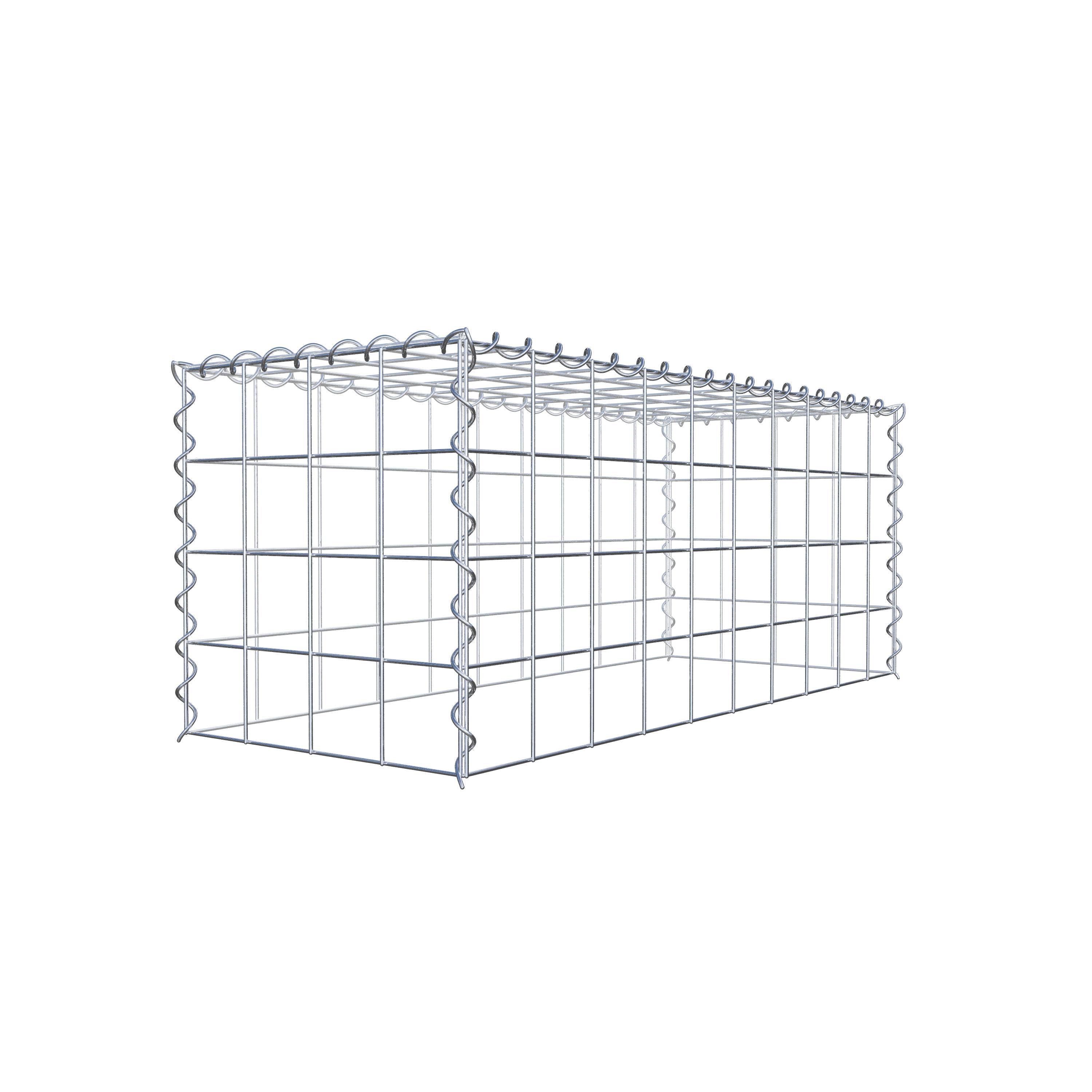 Gavión complementario tipo 3 100 cm x 40 cm x 40 cm (L x A x P), malla 10 cm x 10 cm, espiral
