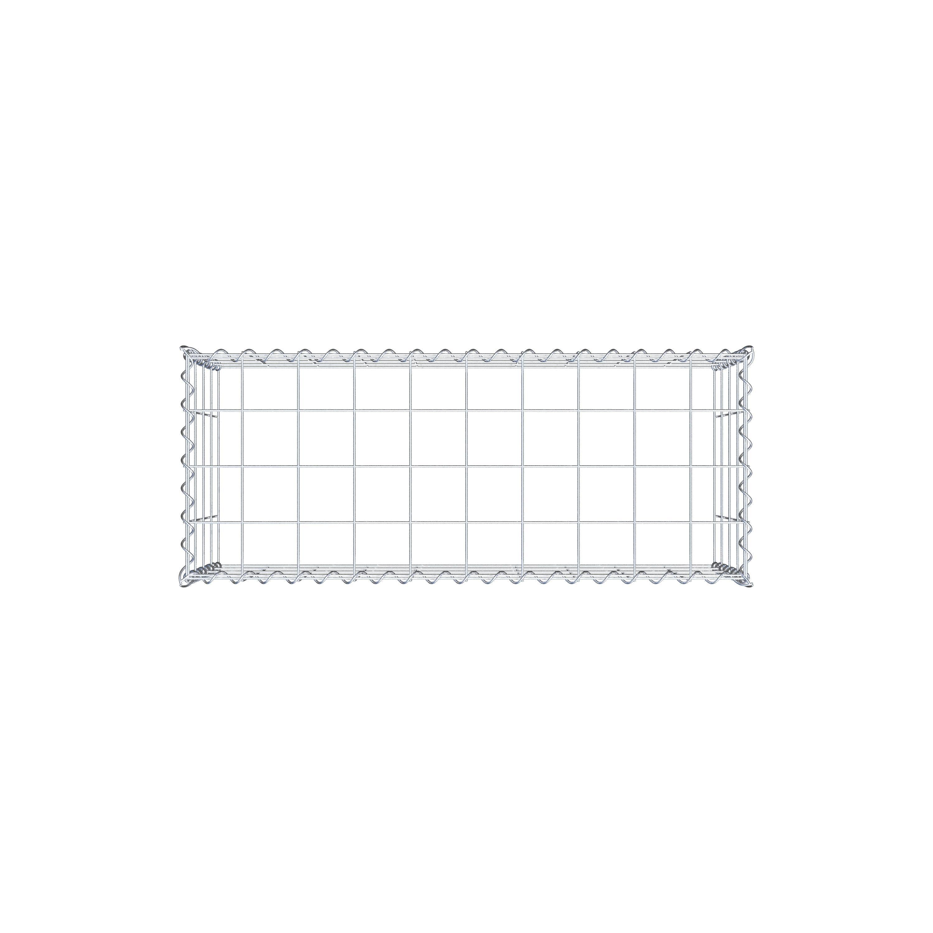 Gavión complementario tipo 3 100 cm x 40 cm x 40 cm (L x A x P), malla 10 cm x 10 cm, espiral