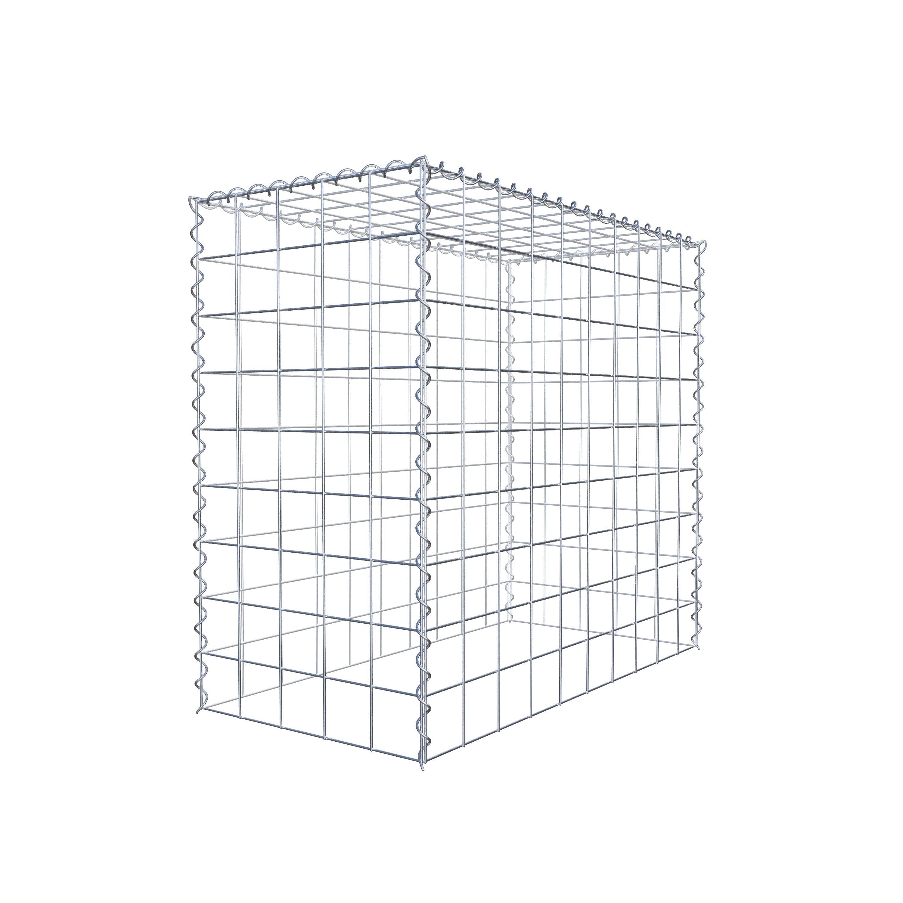 Extra gabion typ 3 100 cm x 90 cm x 50 cm (L x H x D), maskstorlek 10 cm x 10 cm, spiral