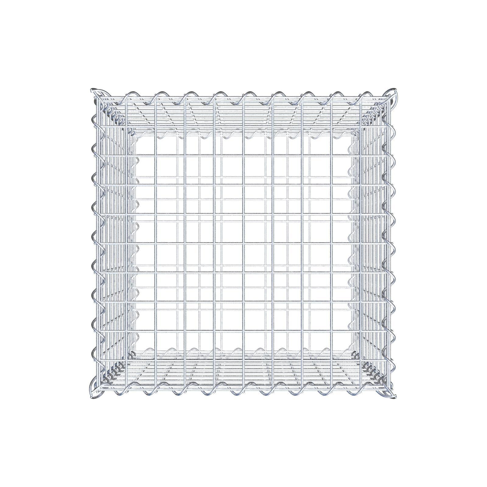 Gabion 50 cm x 50 cm x 50 cm (L x H x D), mesh size 5 cm x 5 cm, spiral