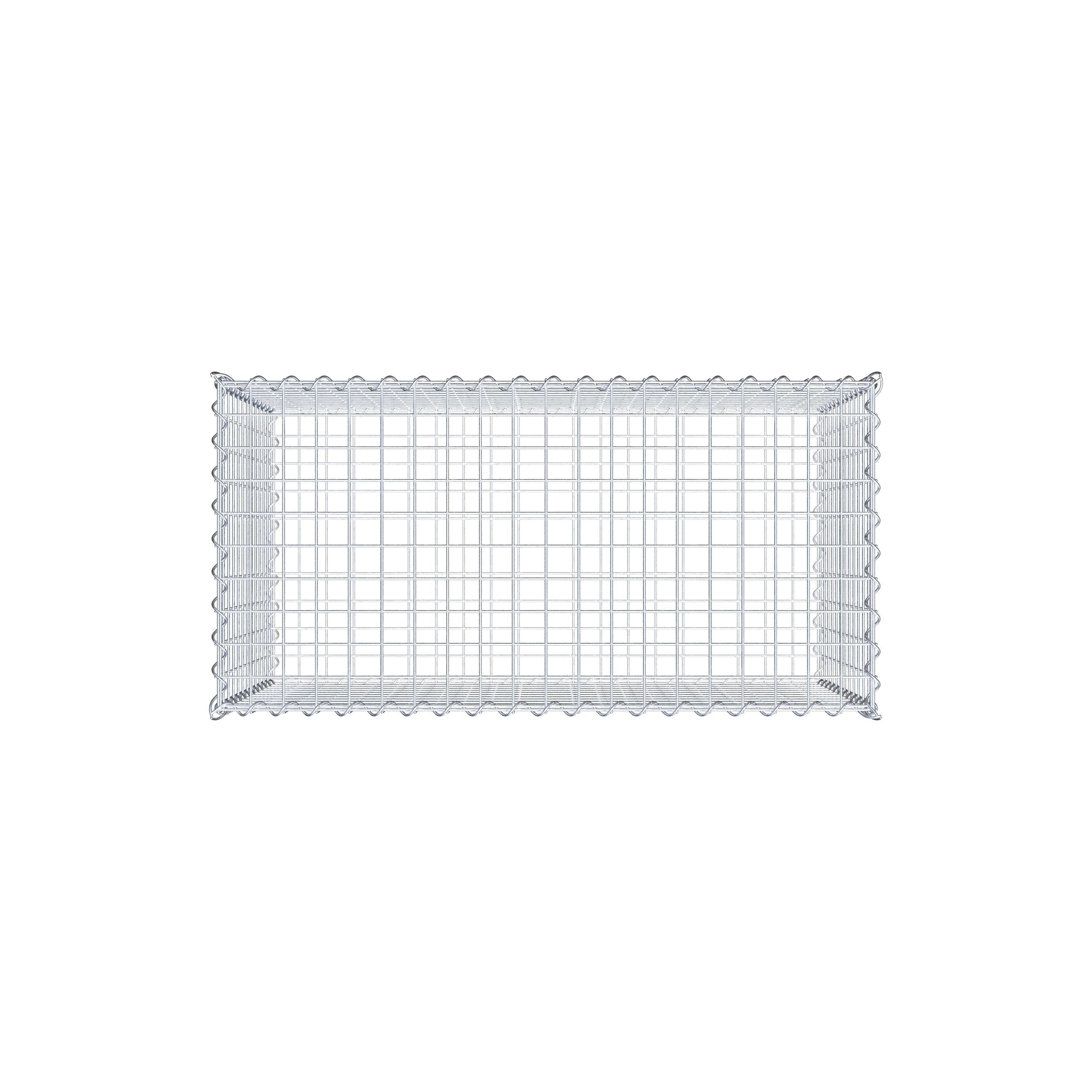 Gabion 100 cm x 60 cm x 50 cm (L x H x D), mesh size 5 cm x 5 cm, spiral