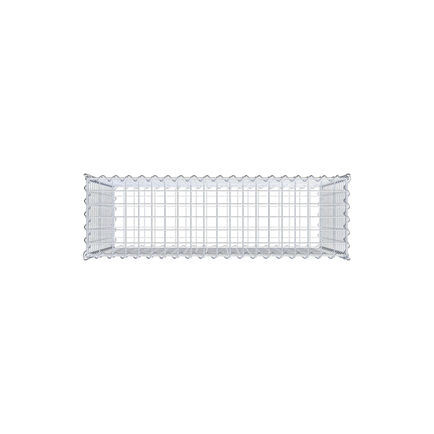 Gabion 100 cm x 80 cm x 30 cm (L x H x D), maskstorlek 5 cm x 5 cm, spiral