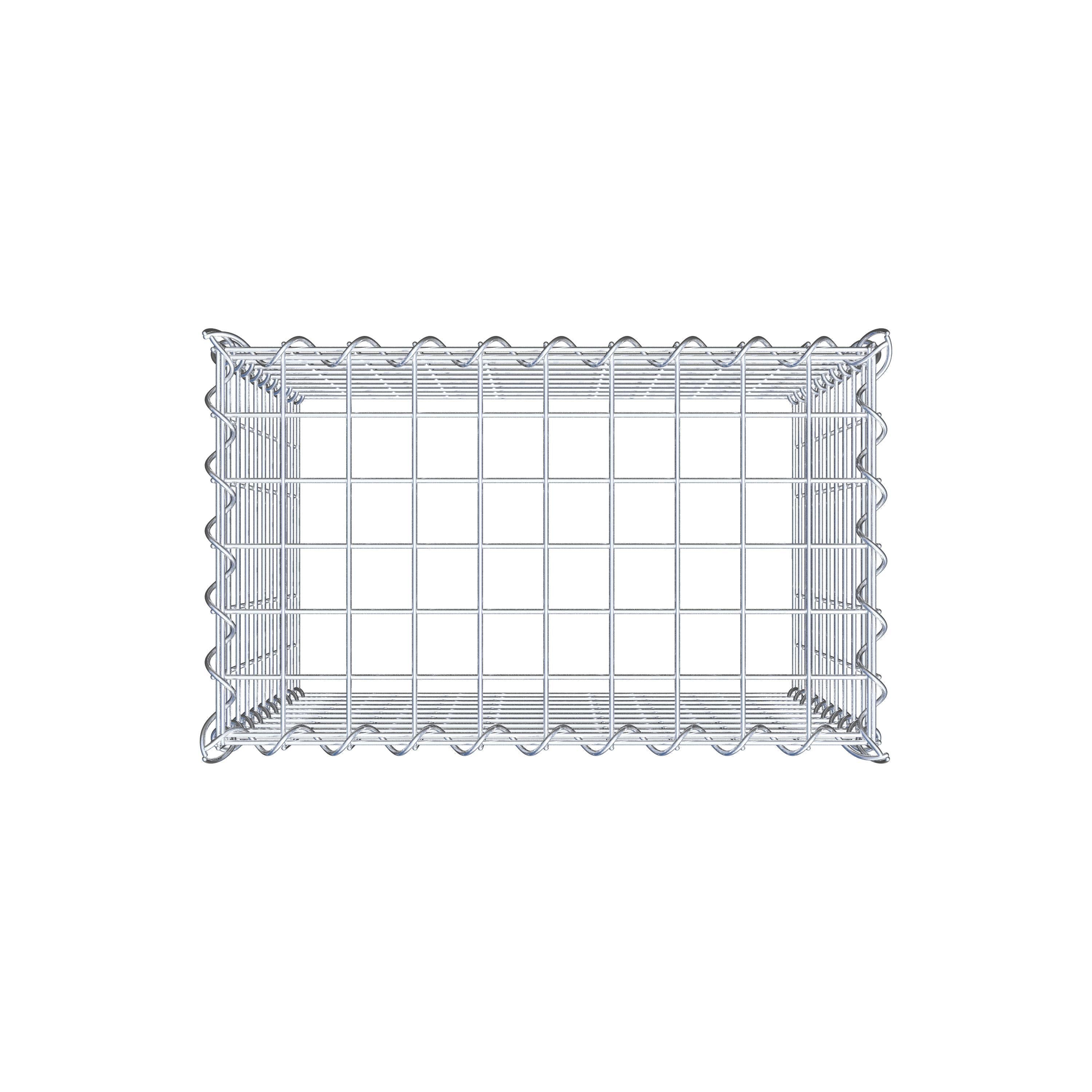 Anbaugabione Typ 3 50 cm x 50 cm x 30 cm (L x H x T), Maschenweite 5 cm x 5 cm, Spirale