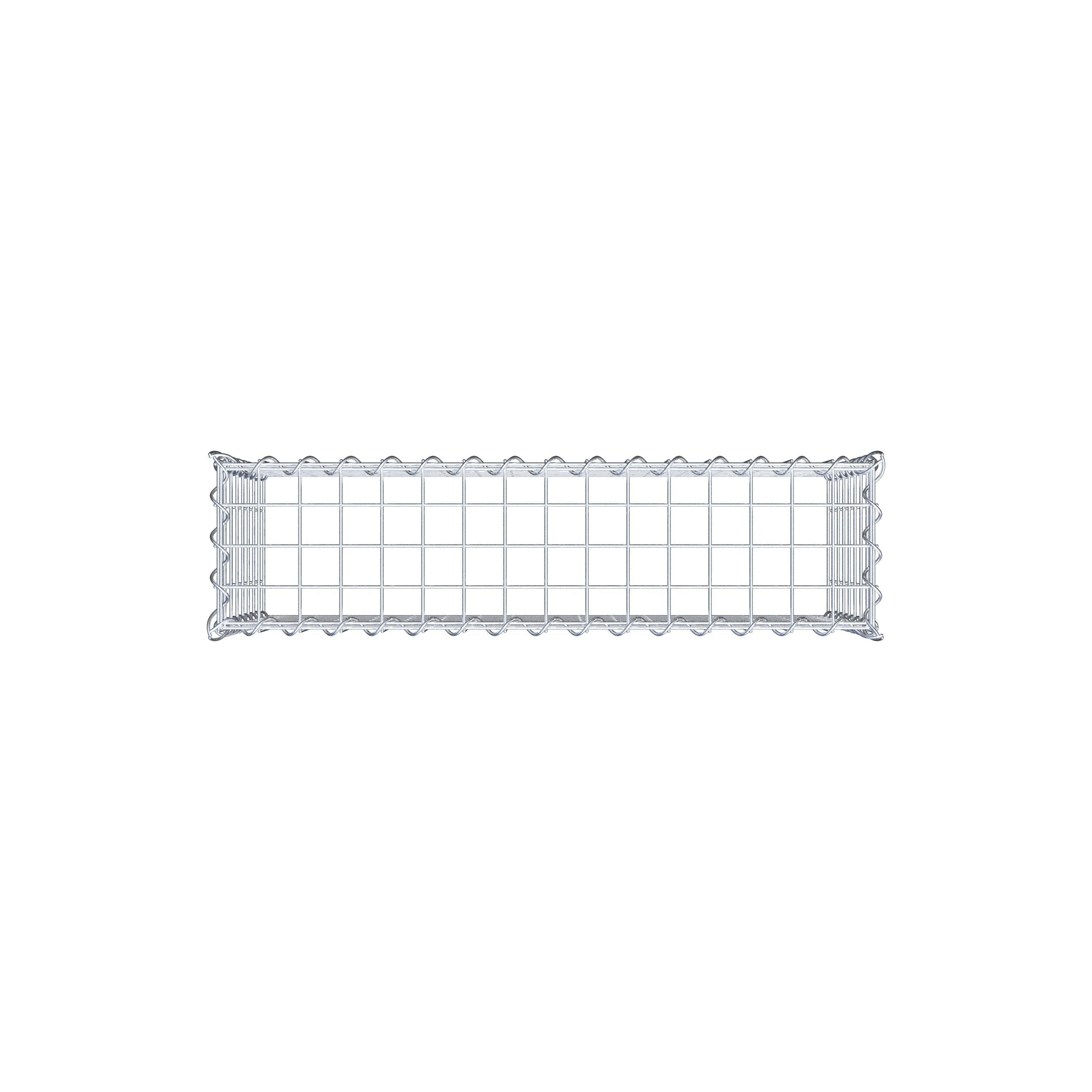 Anbaugabione Typ 3 80 cm x 40 cm x 20 cm (L x H x T), Maschenweite 5 cm x 5 cm, Spirale