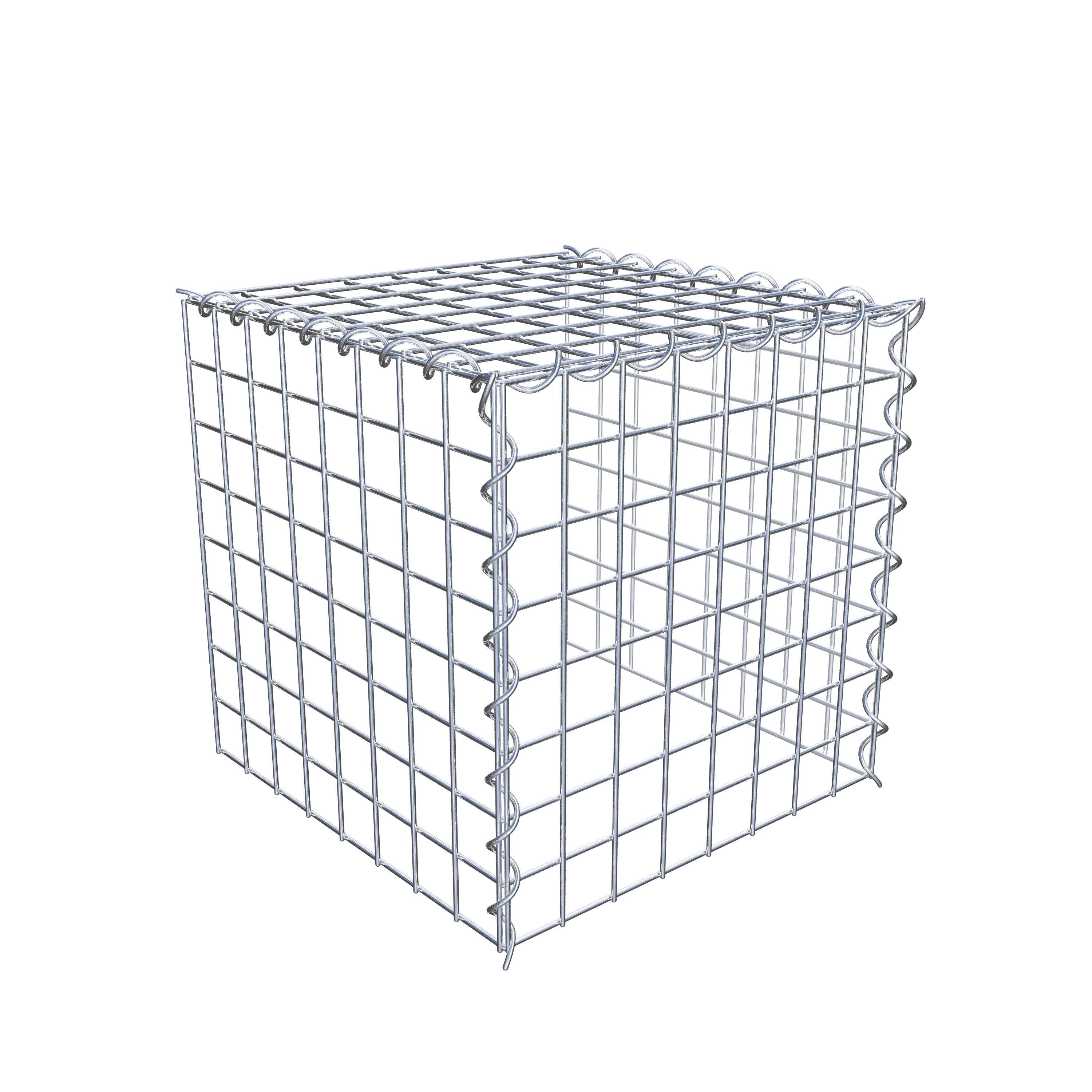 Grown-on gabion type 4 40 cm x 40 cm x 40 cm (L x H x D), mesh size 5 cm x 5 cm, spiral