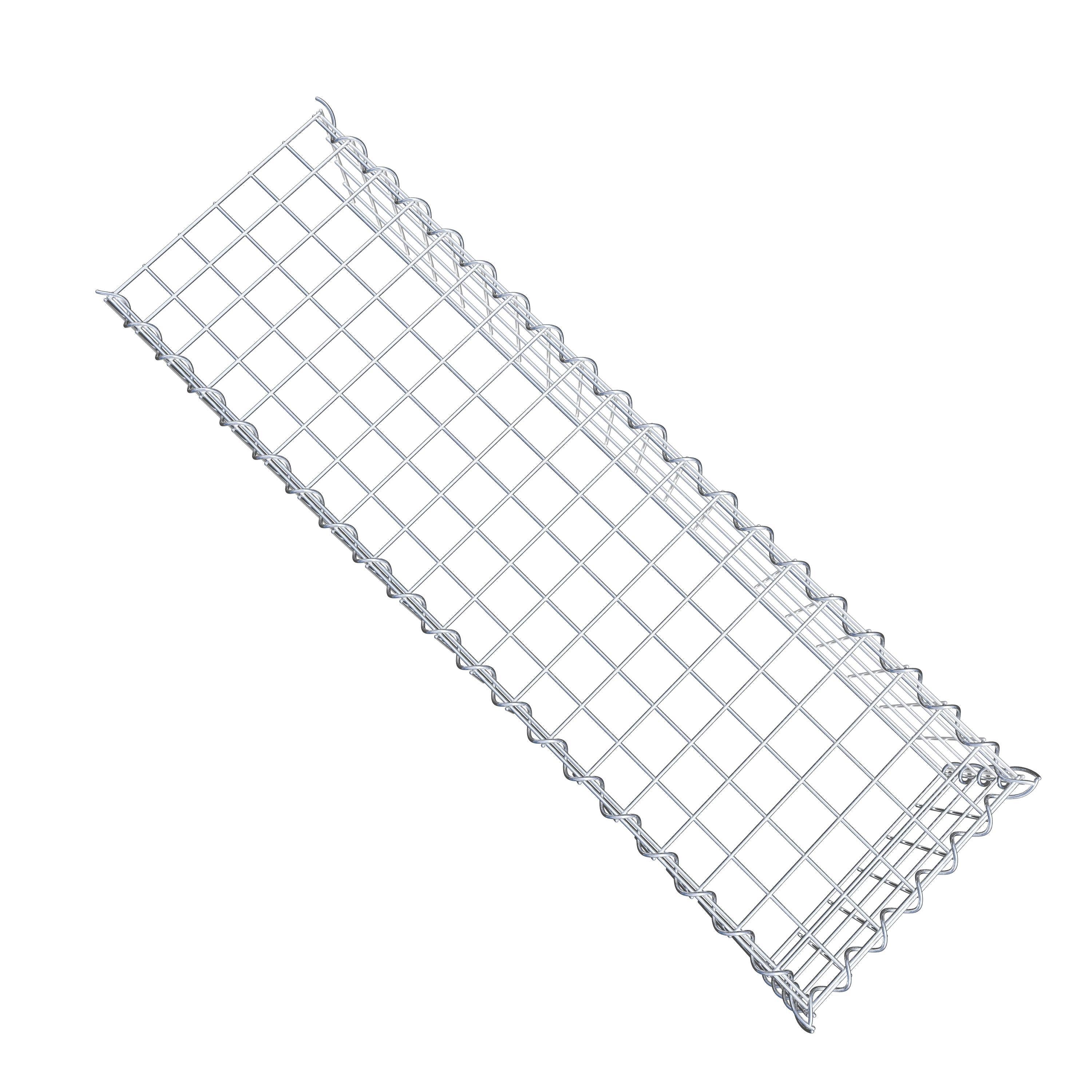 Gabião Tipo 4 100 cm x 20 cm x 30 cm (C x A x P), malhagem 5 cm x 5 cm, espiral