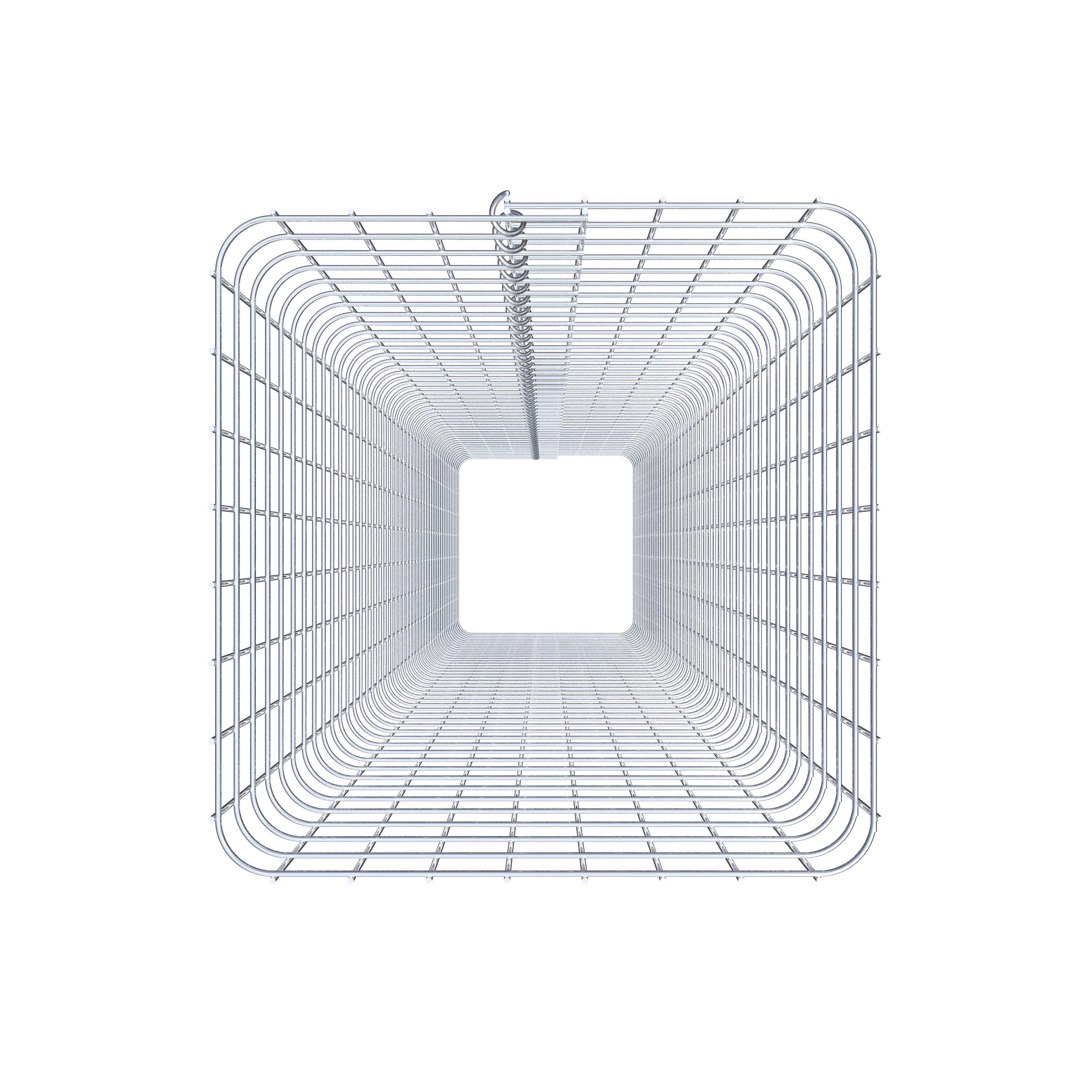 Gabionpelare vinkelformad 42 cm x 42 cm, 230 cm höjd, MW 5 cm x 5 cm