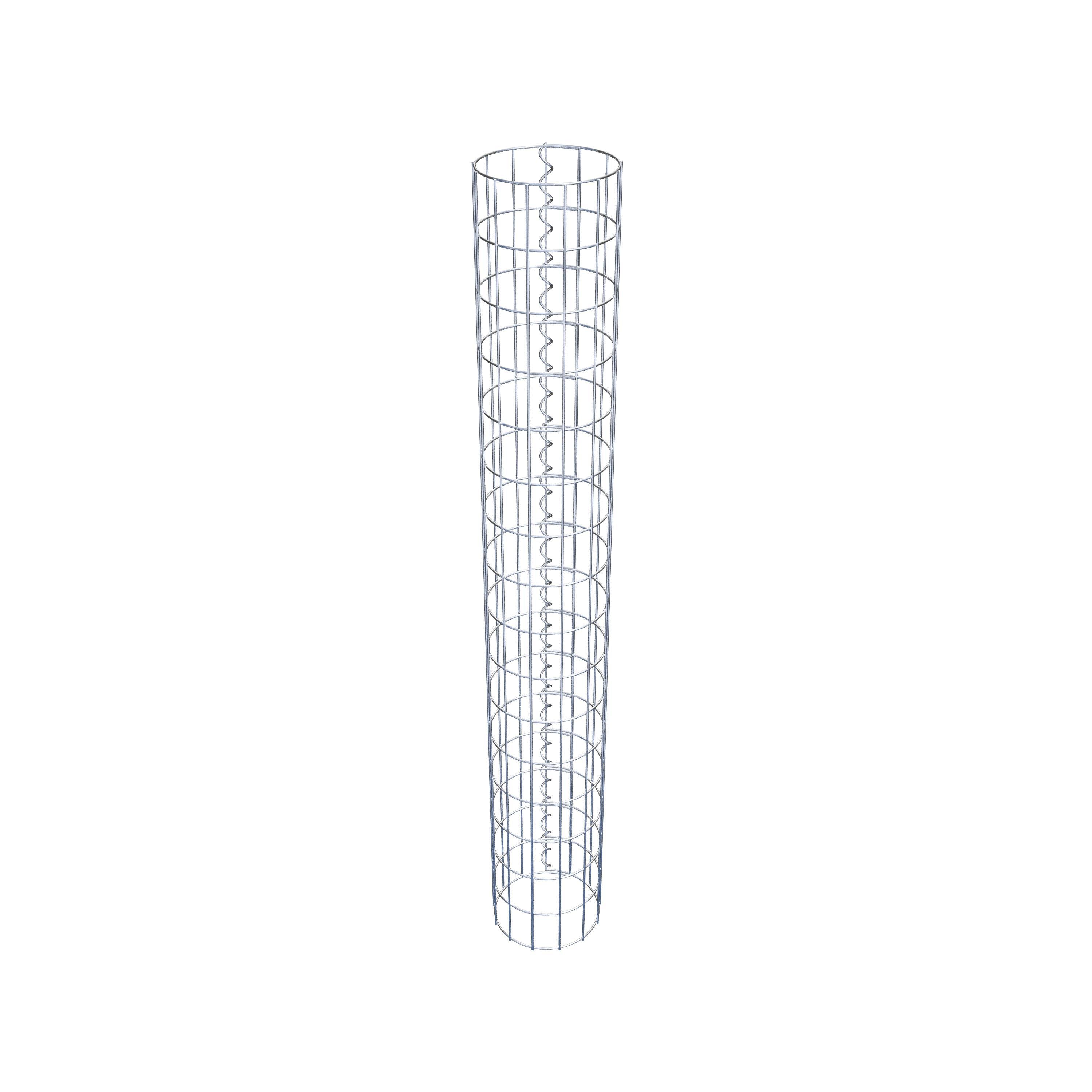 Gabionpelare diameter 22 cm, MW 5 x 10 cm rund