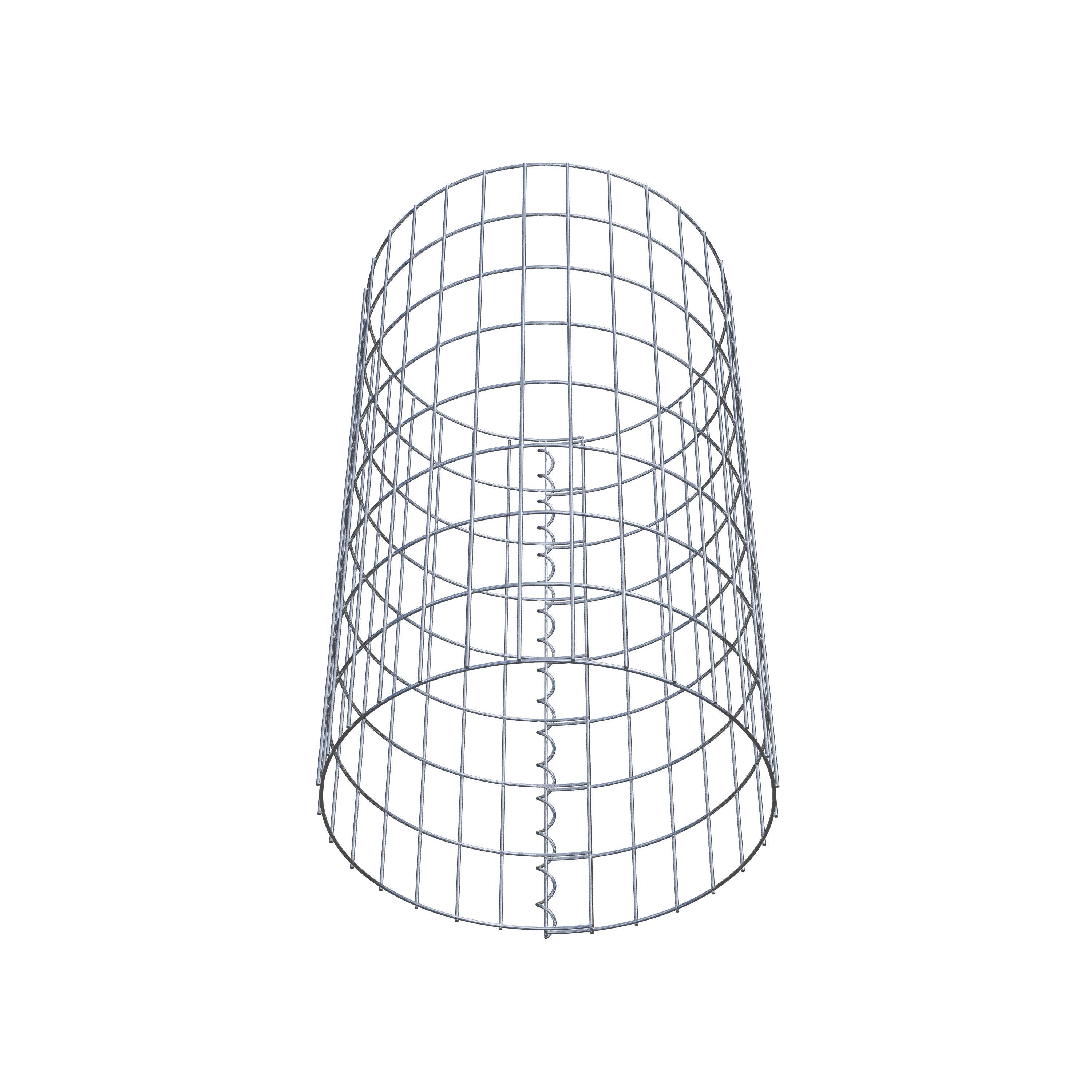Gabionensäule rund 47 cm Durchmesser, 80 cm Höhe, Maschenweite 5 cm x 10 cm