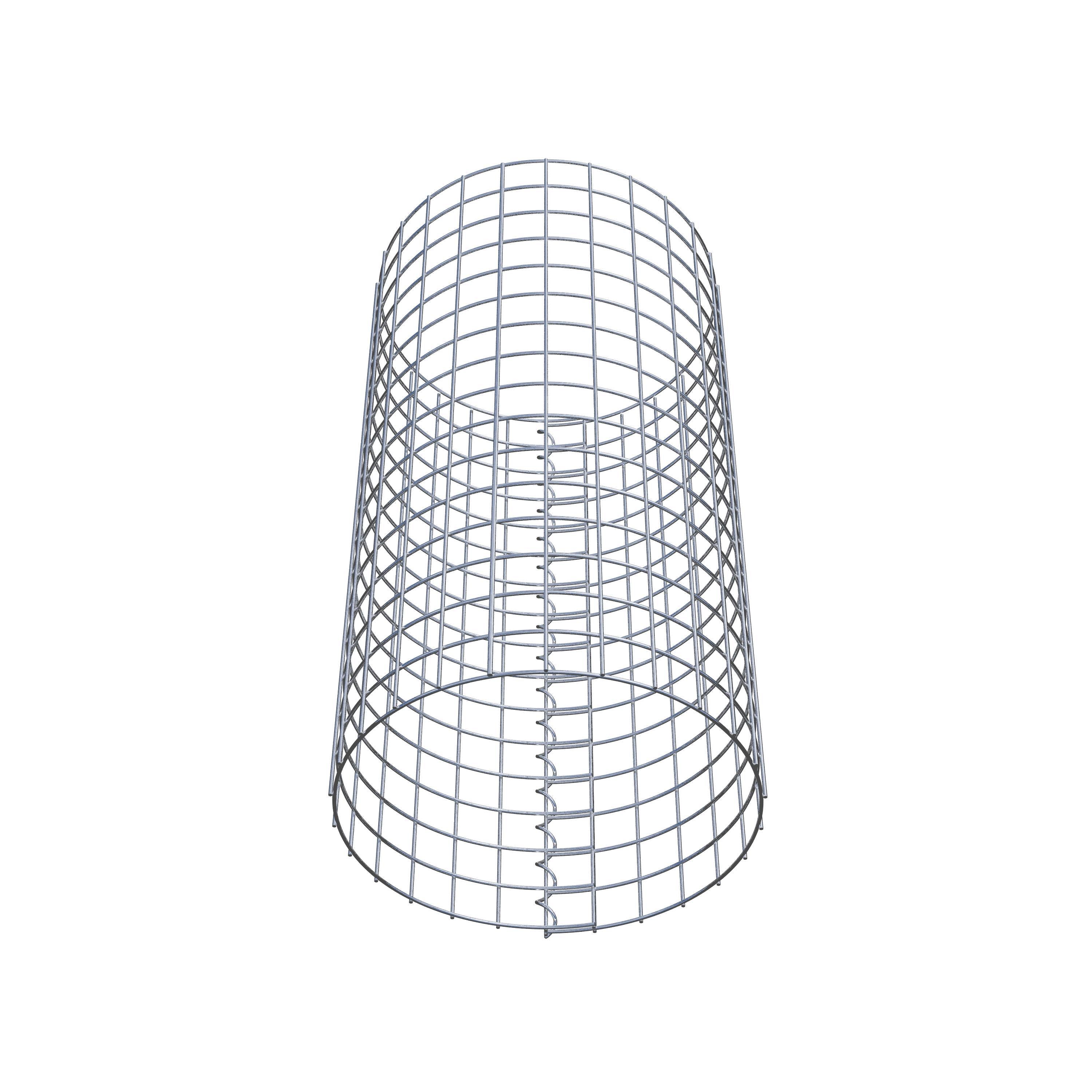 Gabionensäule rund 42 cm Durchmesser, 80 cm Höhe, Maschenweite 5 cm x 5 cm