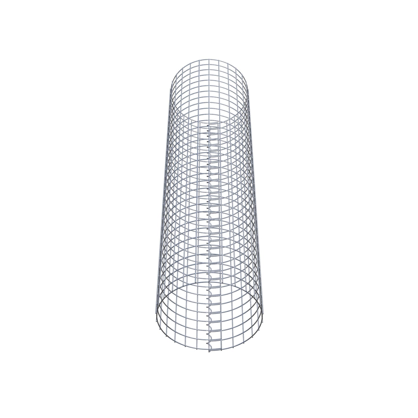 Colonne de gabion ronde 42 cm de diamètre, 160 cm de hauteur, maille 5 cm x 5 cm