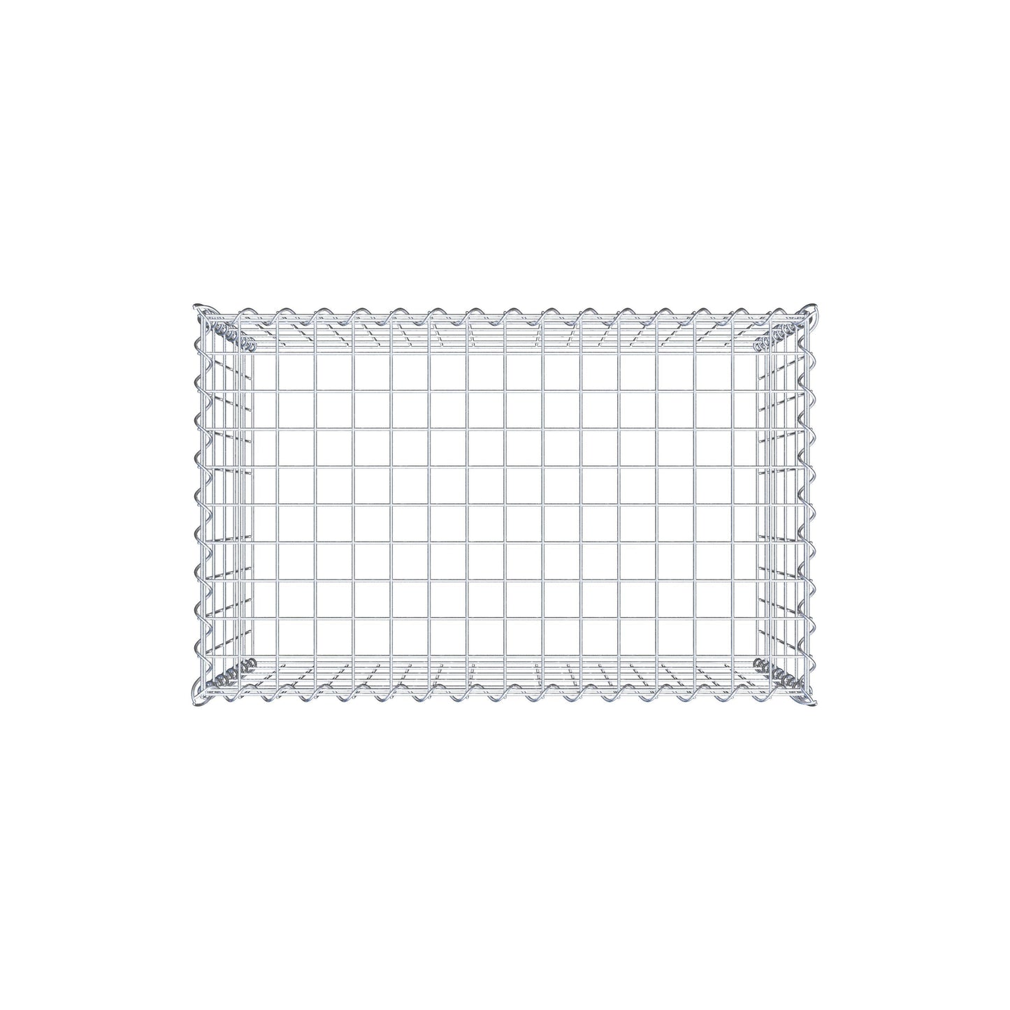 Grown-on gabion type 3 80 cm x 50 cm x 50 cm (L x H x D), mesh size 5 cm x 10 cm, spiral
