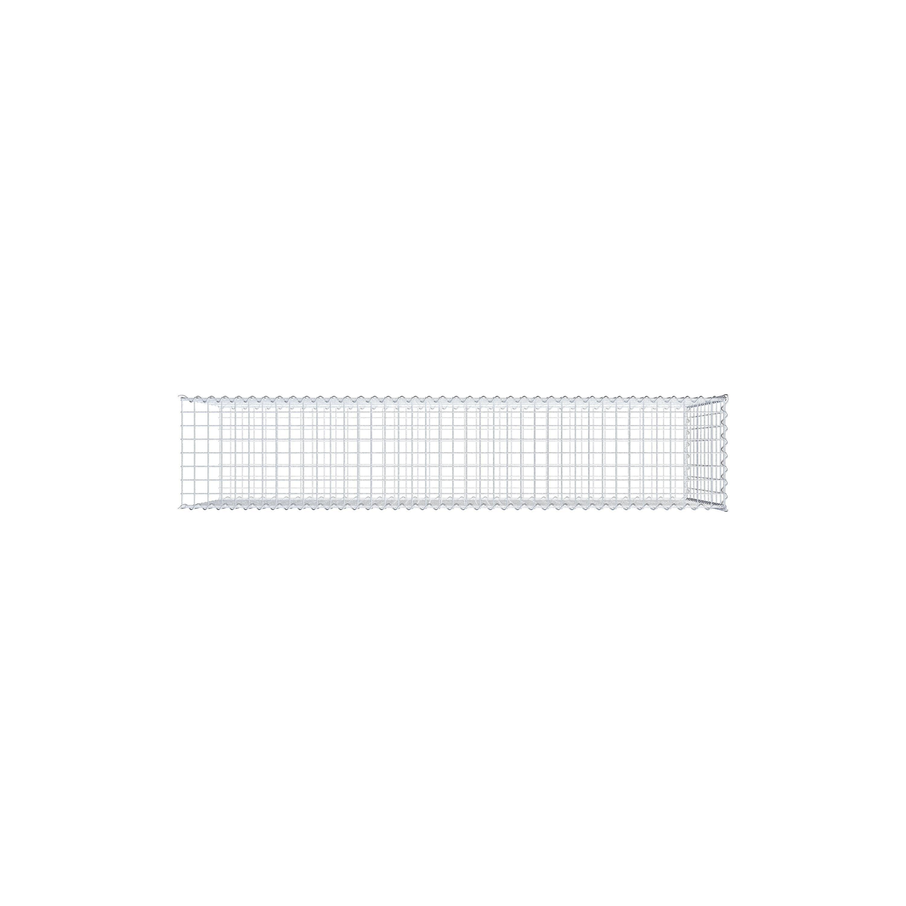 Gavión adicional tipo 2 200 cm x 100 cm x 40 cm (L x A x P), malla 5 cm x 10 cm, en espiral