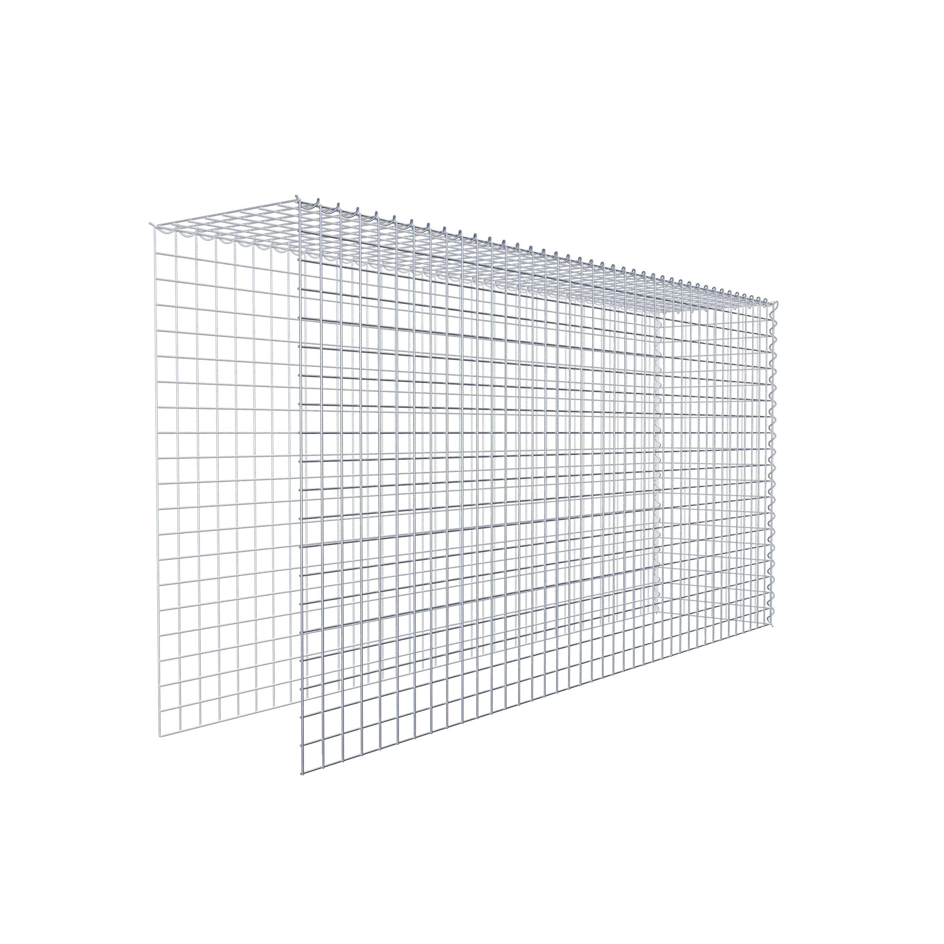 Gavión adicional tipo 4 200 cm x 100 cm x 40 cm (L x A x P), malla 5 cm x 5 cm, en espiral