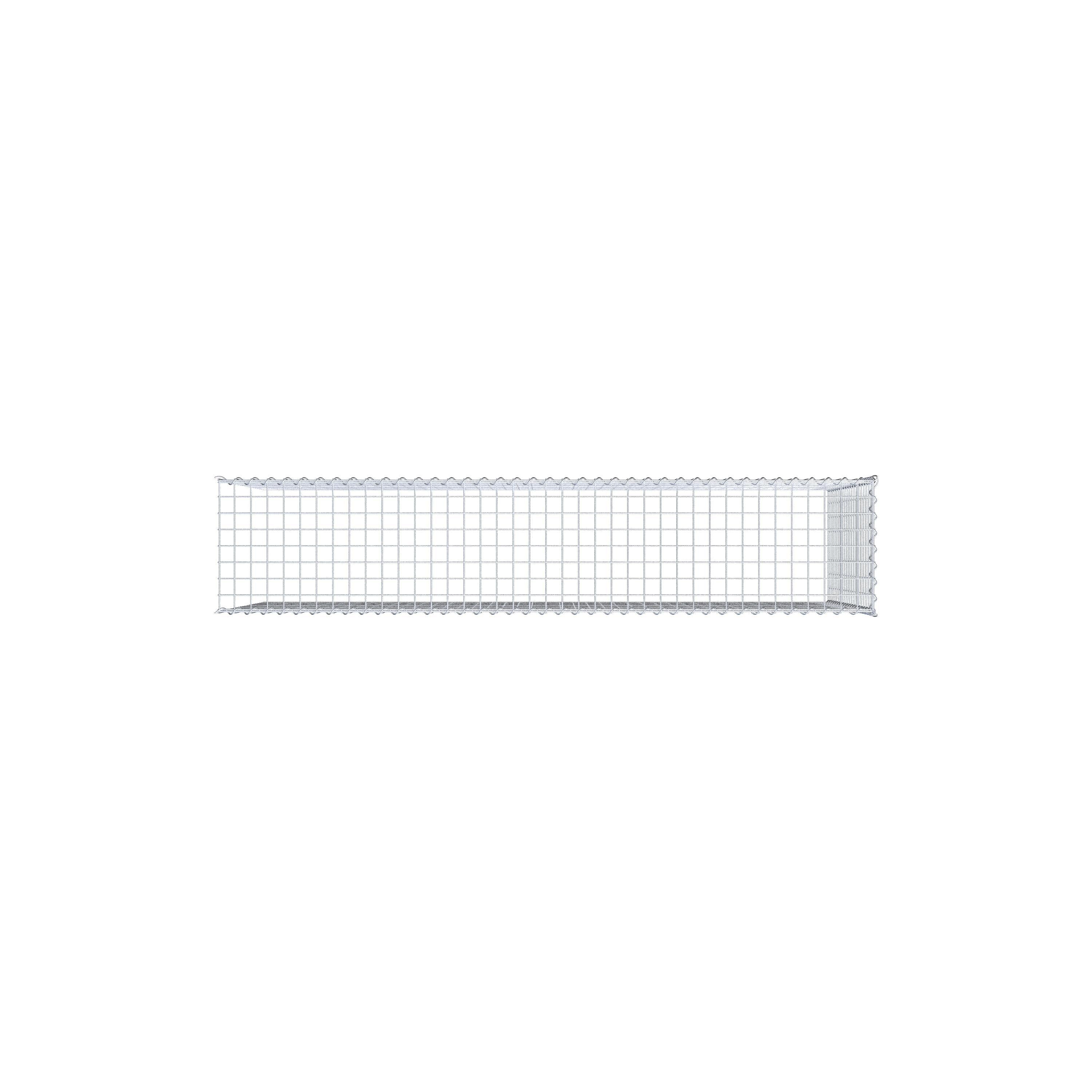 Gavión adicional tipo 4 200 cm x 100 cm x 40 cm (L x A x P), malla 5 cm x 5 cm, en espiral