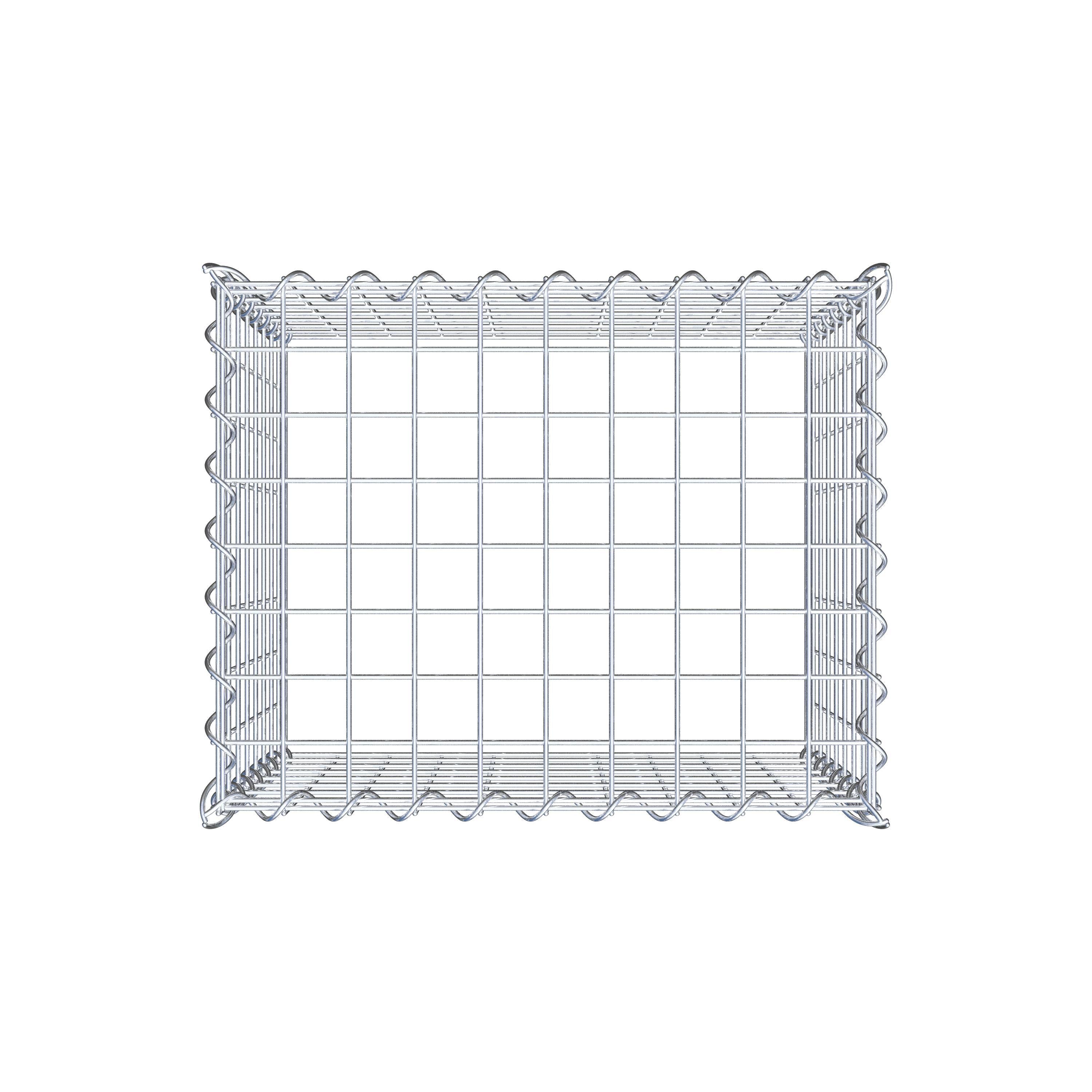 Gabião tipo 3 50 cm x 40 cm x 40 cm (C x A x P), malhagem 5 cm x 5 cm, espiral