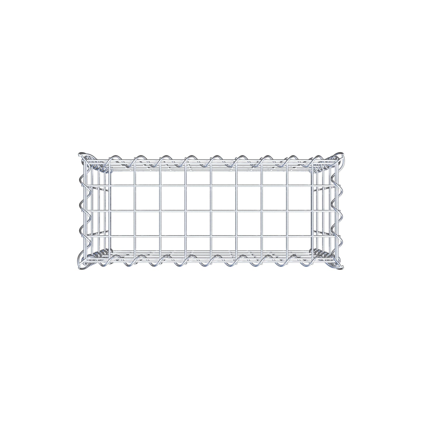 Grown-on gabion type 3 50 cm x 40 cm x 20 cm (L x H x D), mesh size 5 cm x 10 cm, spiral