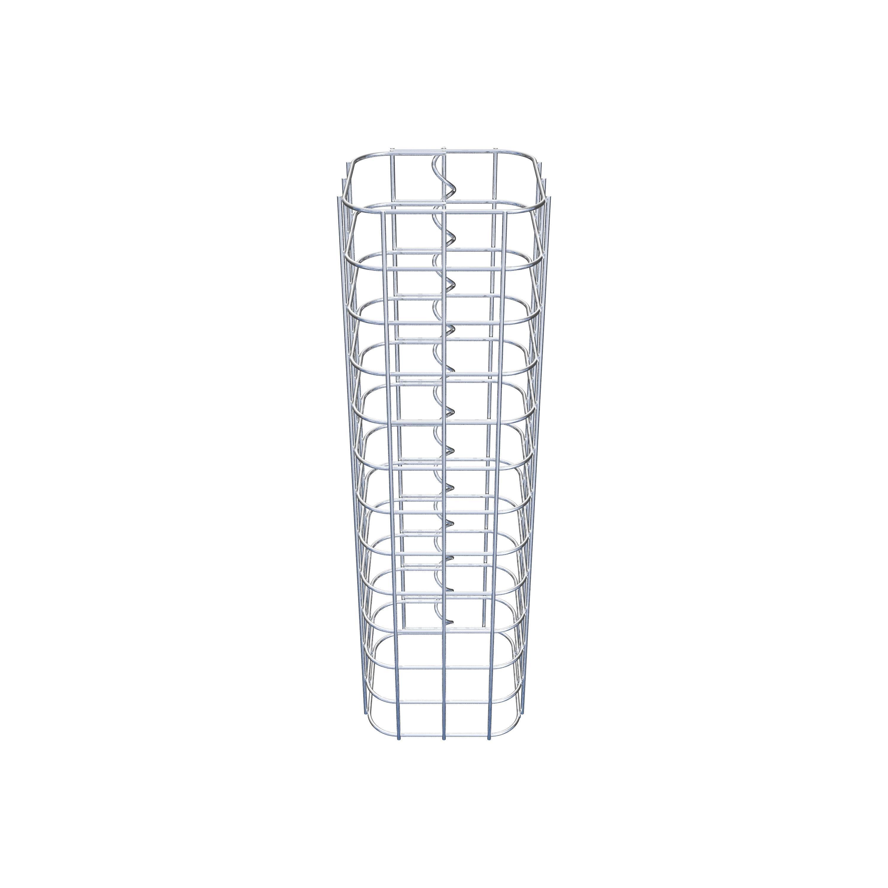 Columna de gaviones 17 x 17 cm, cuadrado MW 5 x 5 cm
