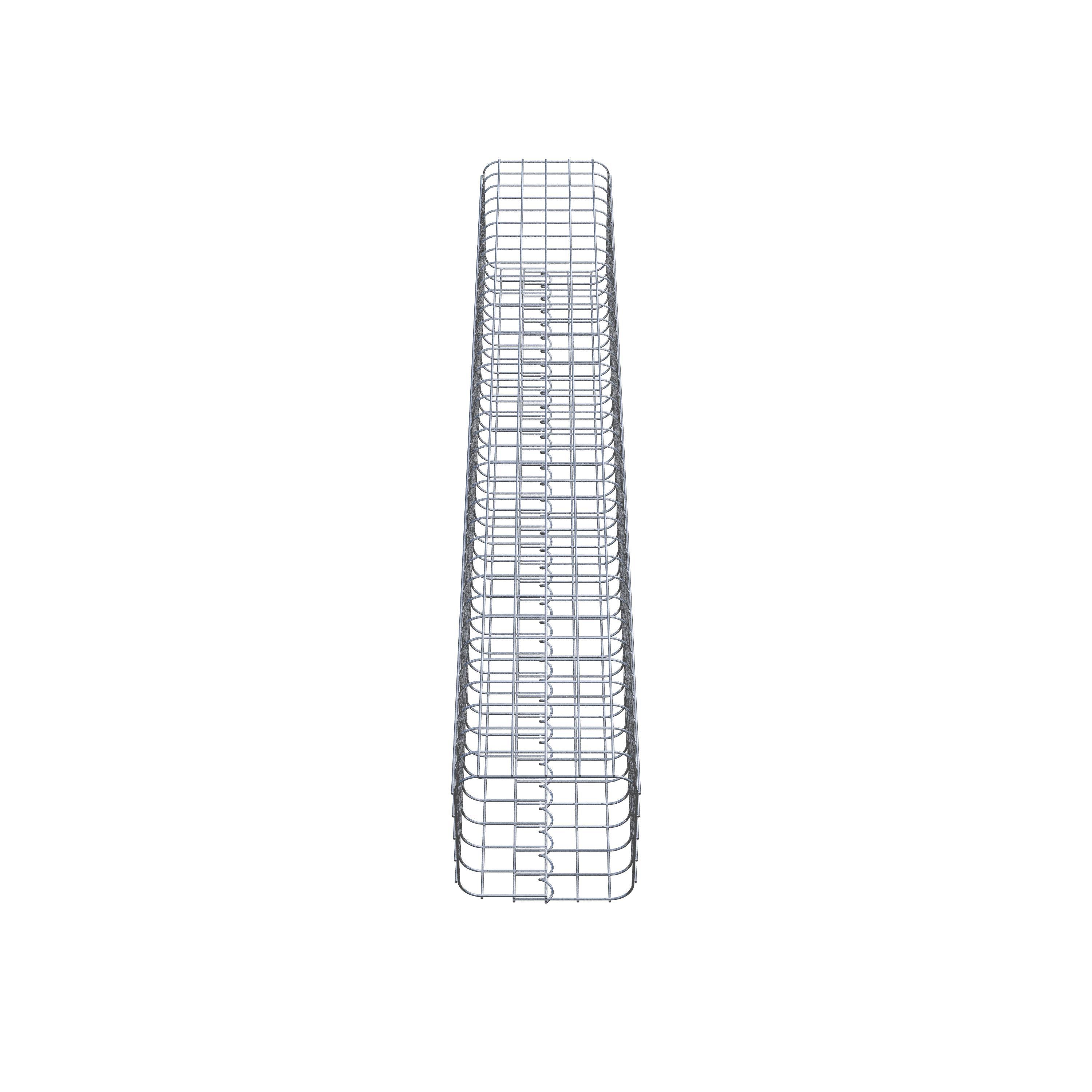 Columna de gaviones 27 x 27 cm MW 5 x 5 cm cuadrado