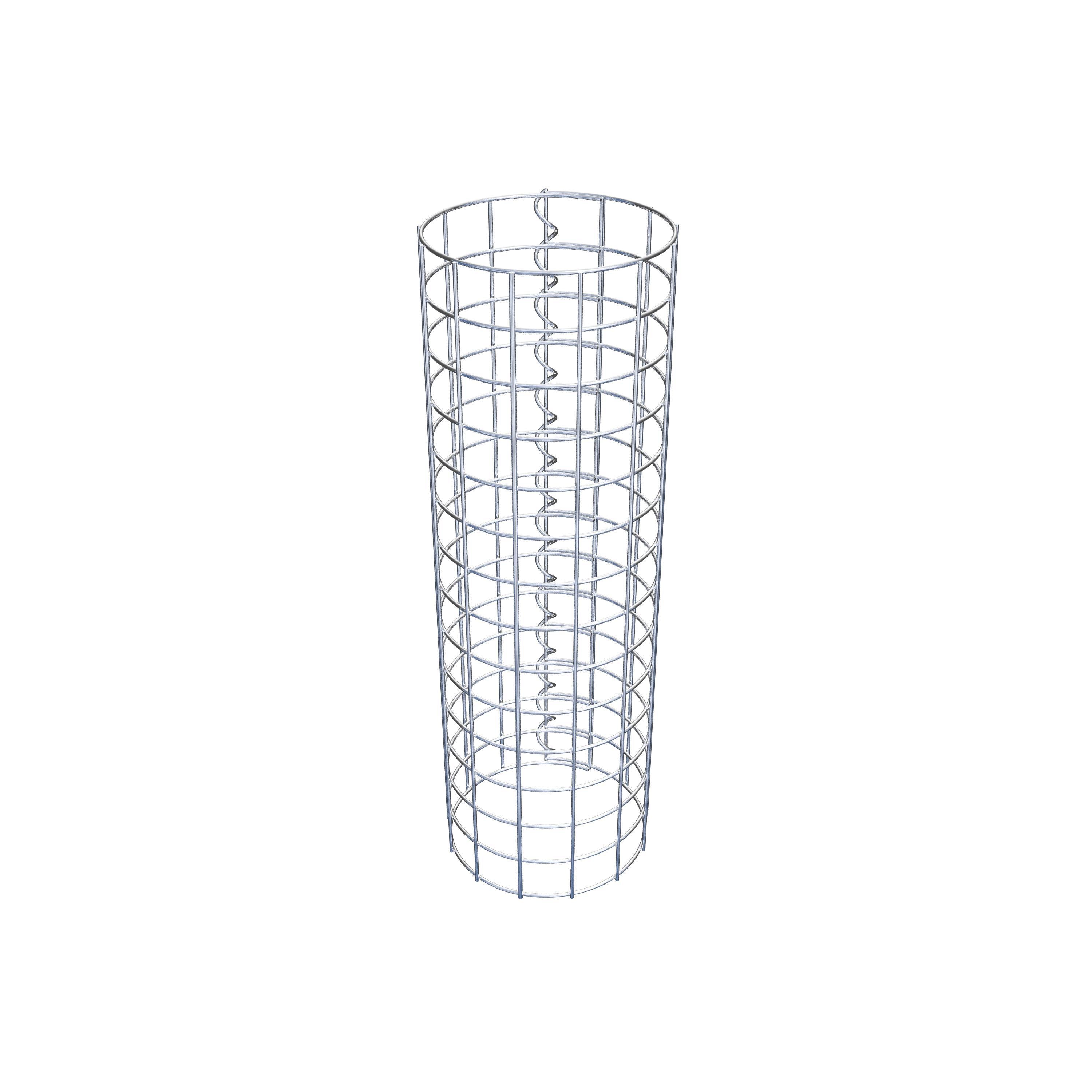 Gabionpelare diameter 22 cm MW 5 x 5 cm rund