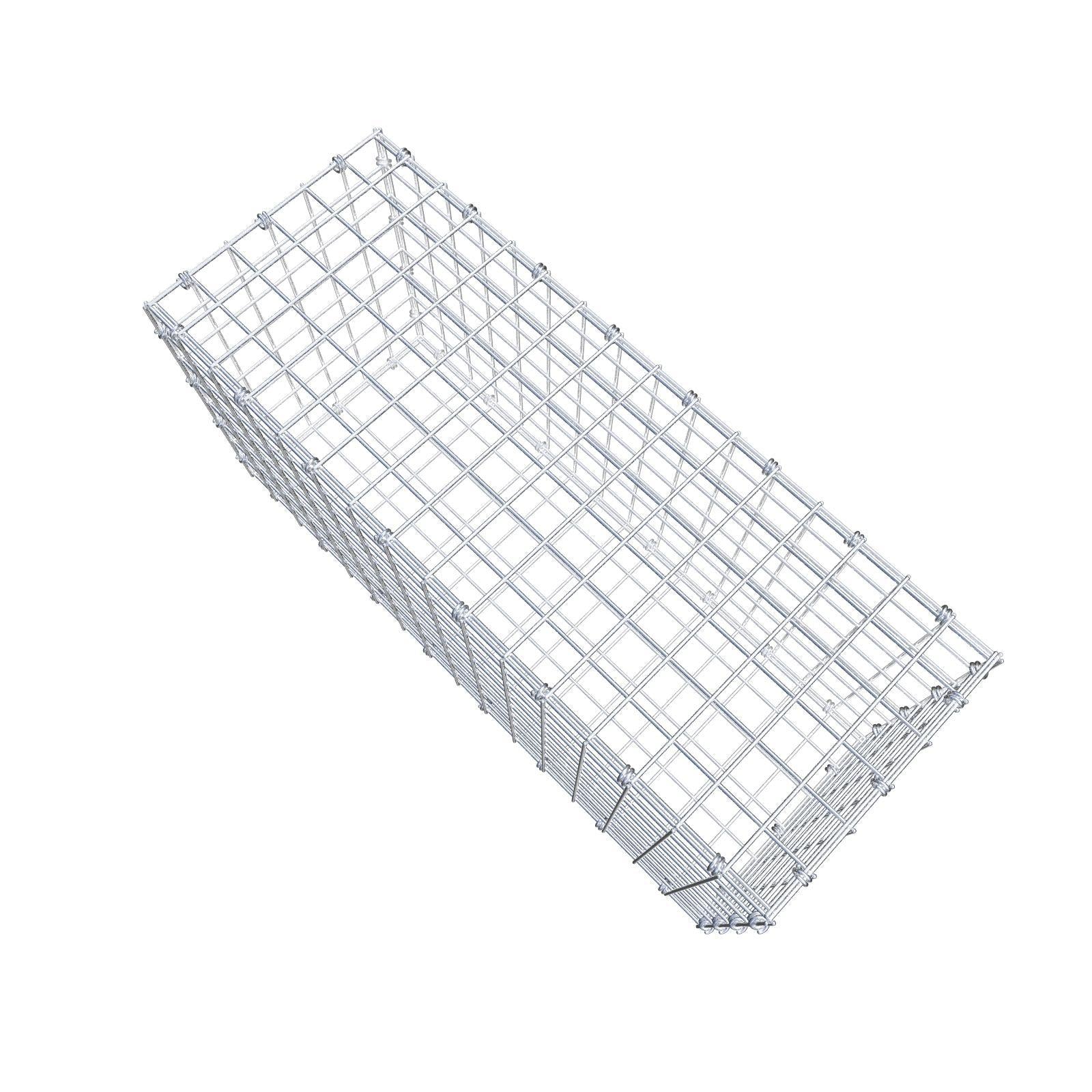 Gabião 80 cm x 40 cm x 30 cm (C x A x P), malhagem 5 x 5 cm, anel espiral