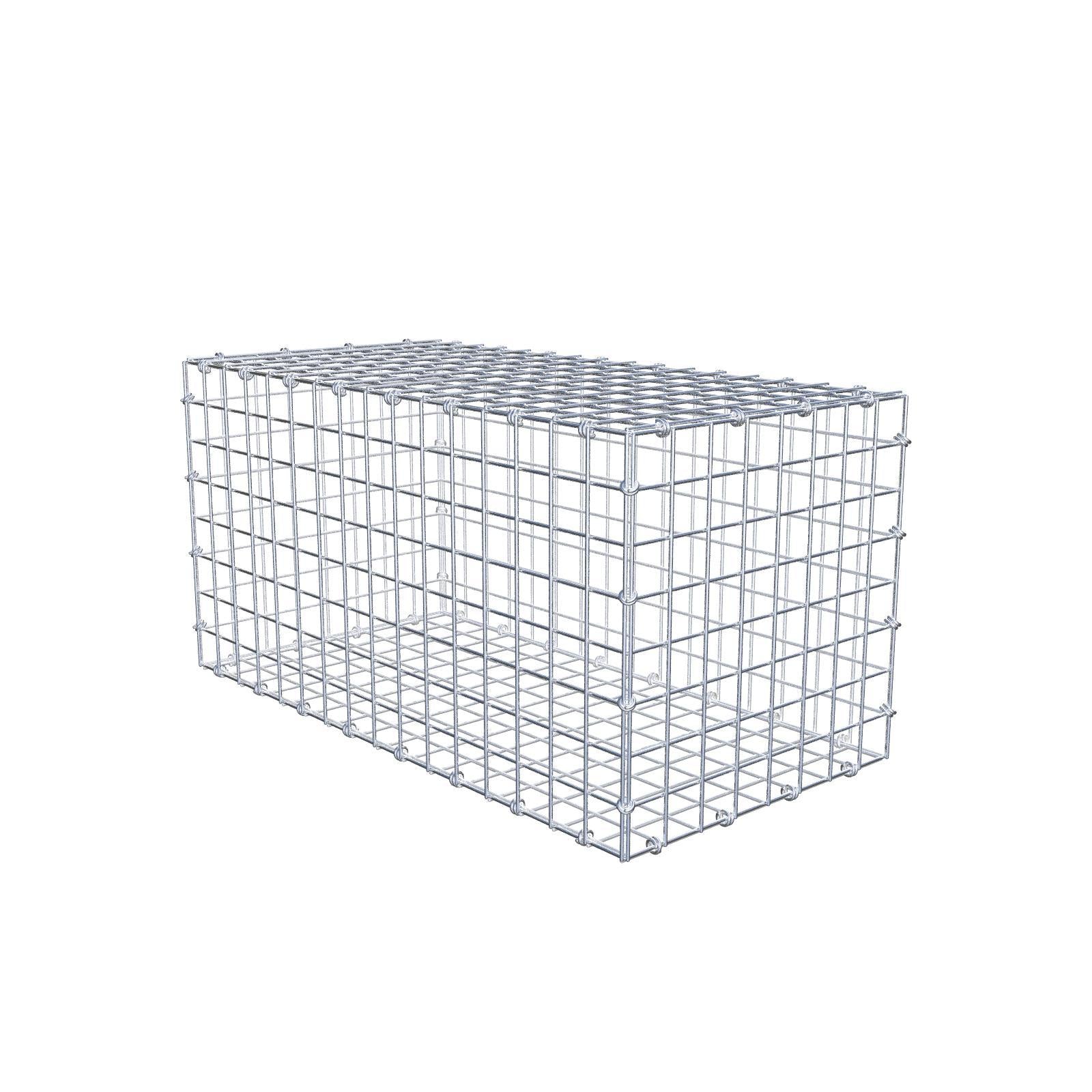 Gabião 80 cm x 40 cm x 40 cm (C x A x P), malhagem 5 x 5 cm, anel espiral