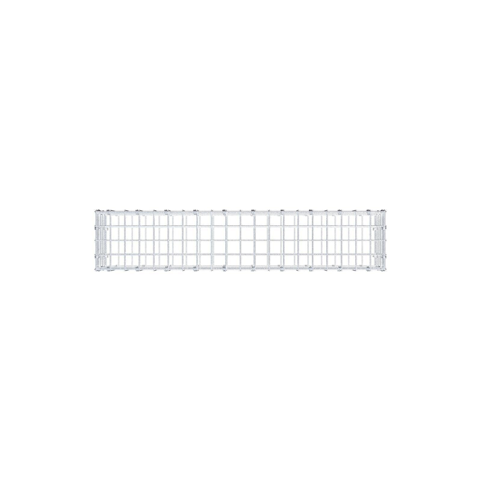 Gabião 100 cm x 20 cm x 20 cm (C x A x P), malhagem 5 x 5 cm, anel espiral
