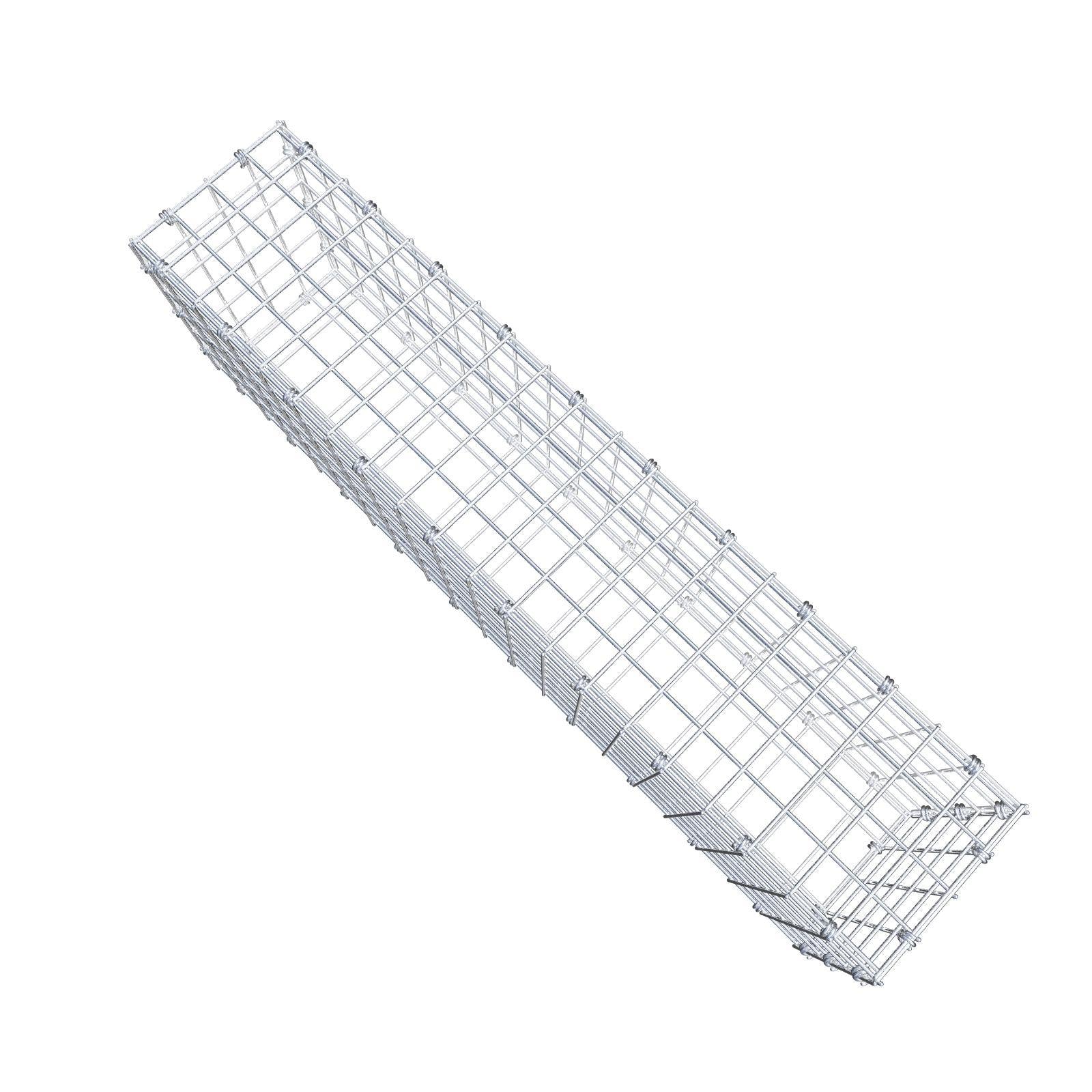 Gabião 100 cm x 30 cm x 20 cm (C x A x P), malhagem 5 x 5 cm, anel espiral