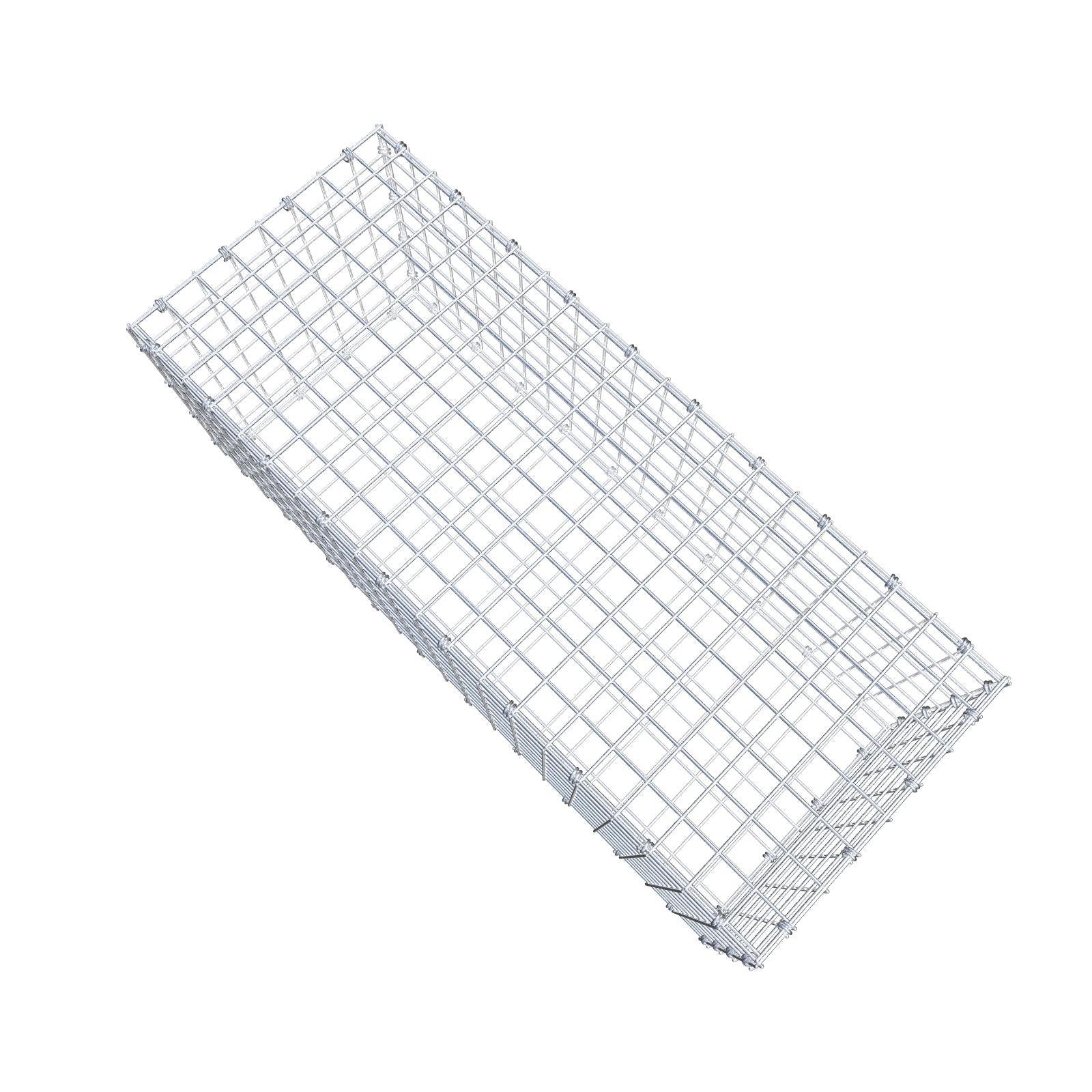 Gabião 100 cm x 40 cm x 40 cm (C x A x P), malhagem 5 x 5 cm, anel espiral
