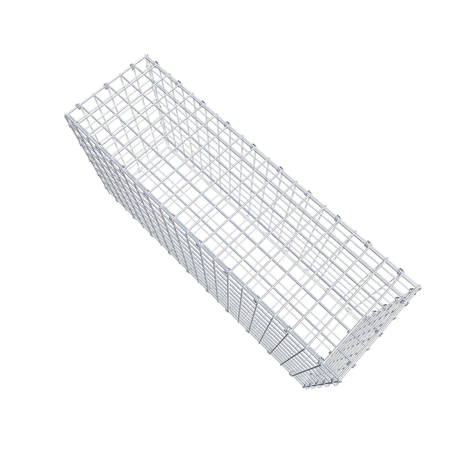 Gabião 100 cm x 50 cm x 30 cm (C x A x P), malhagem 5 x 5 cm, anel espiral