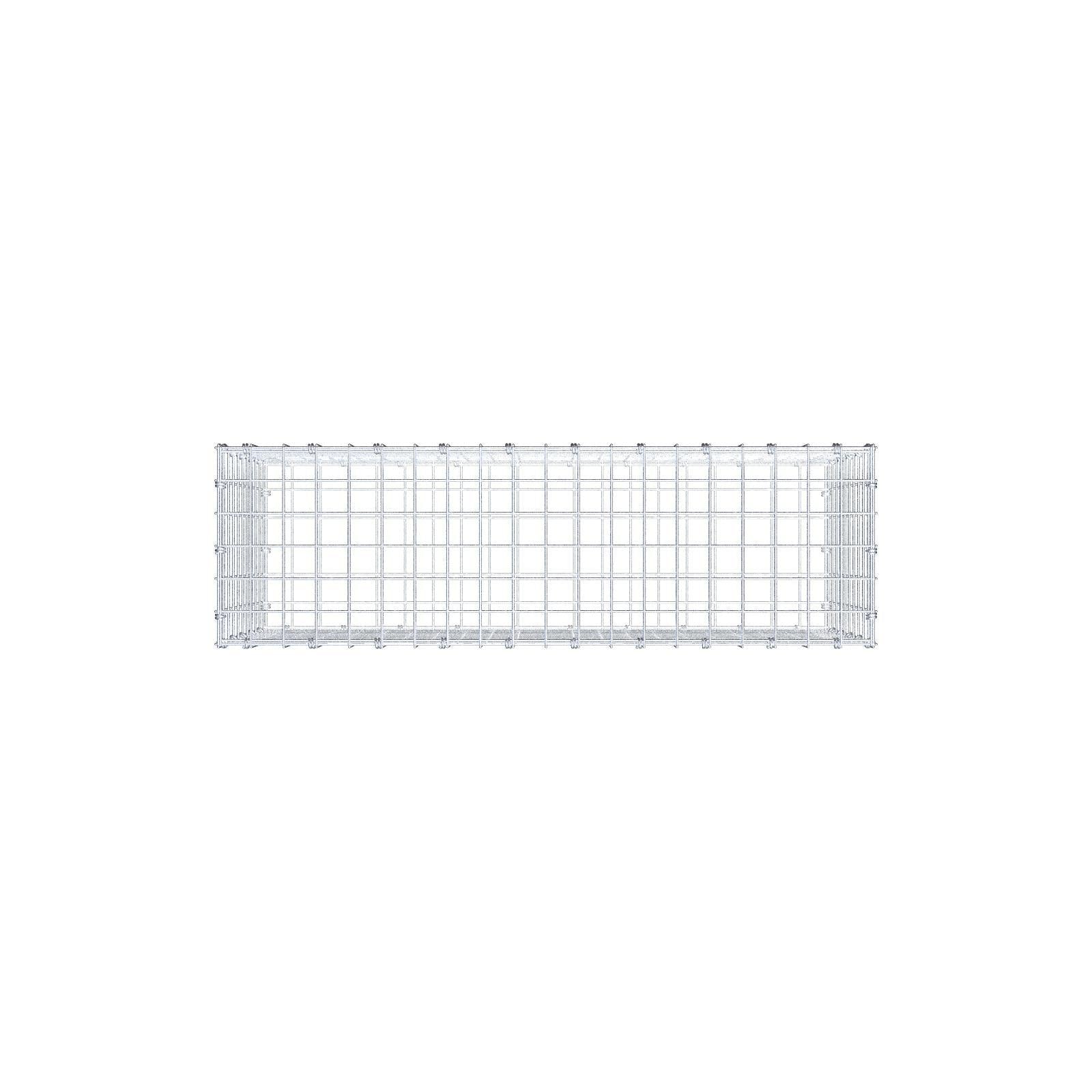 Gabião 100 cm x 50 cm x 30 cm (C x A x P), malhagem 5 x 5 cm, anel espiral