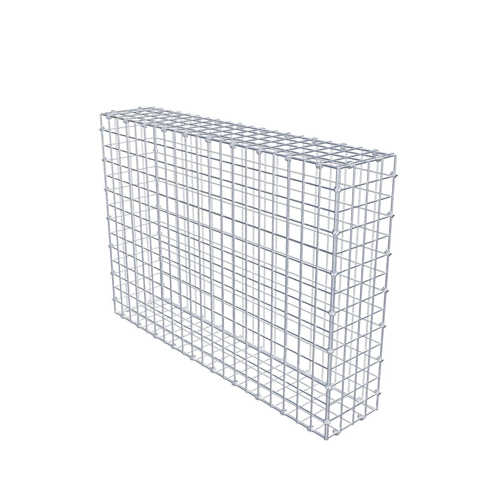 Gabião 100 cm x 70 cm x 20 cm (C x A x P), malhagem 5 x 5 cm, anel espiral