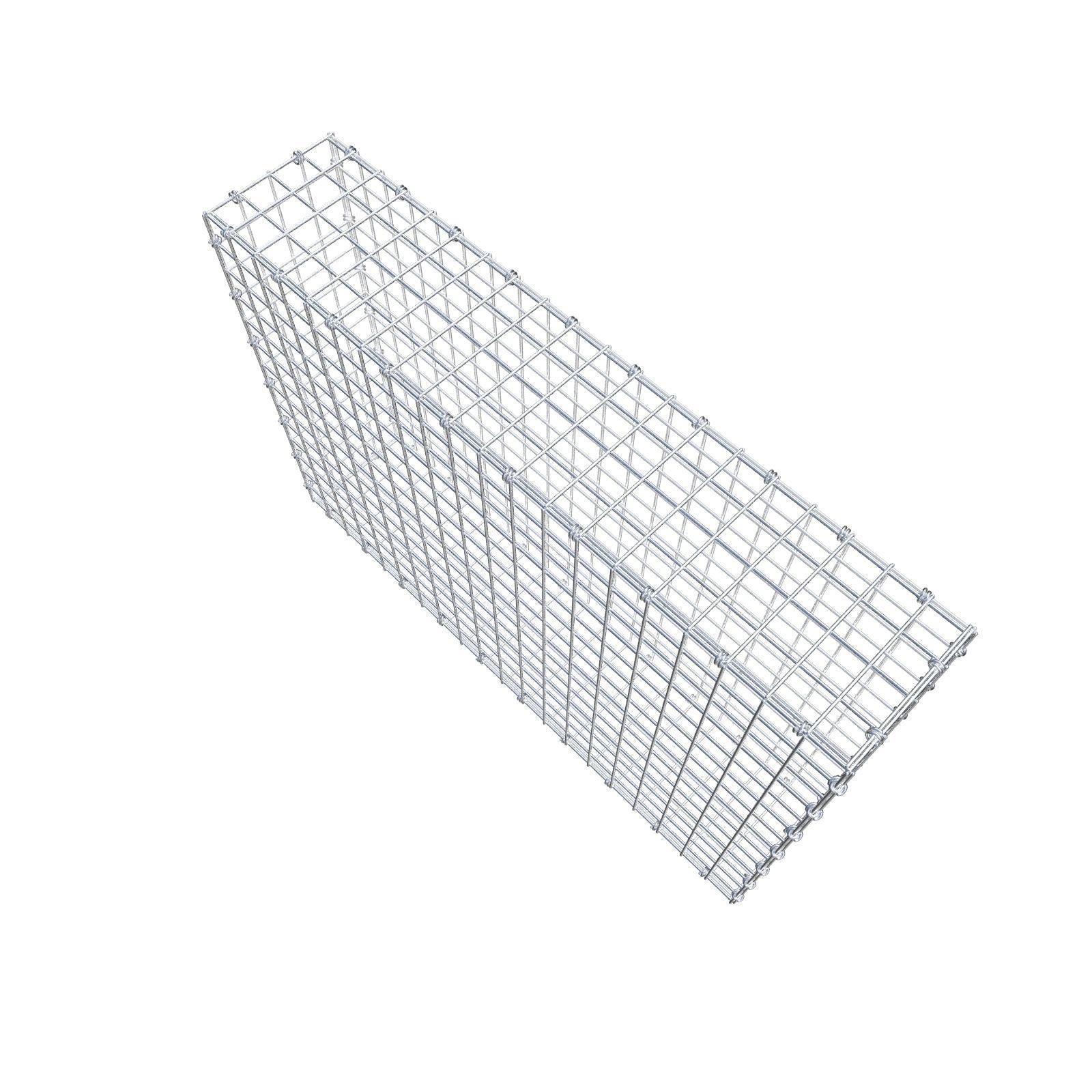 Gabião 100 cm x 70 cm x 20 cm (C x A x P), malhagem 5 x 5 cm, anel espiral