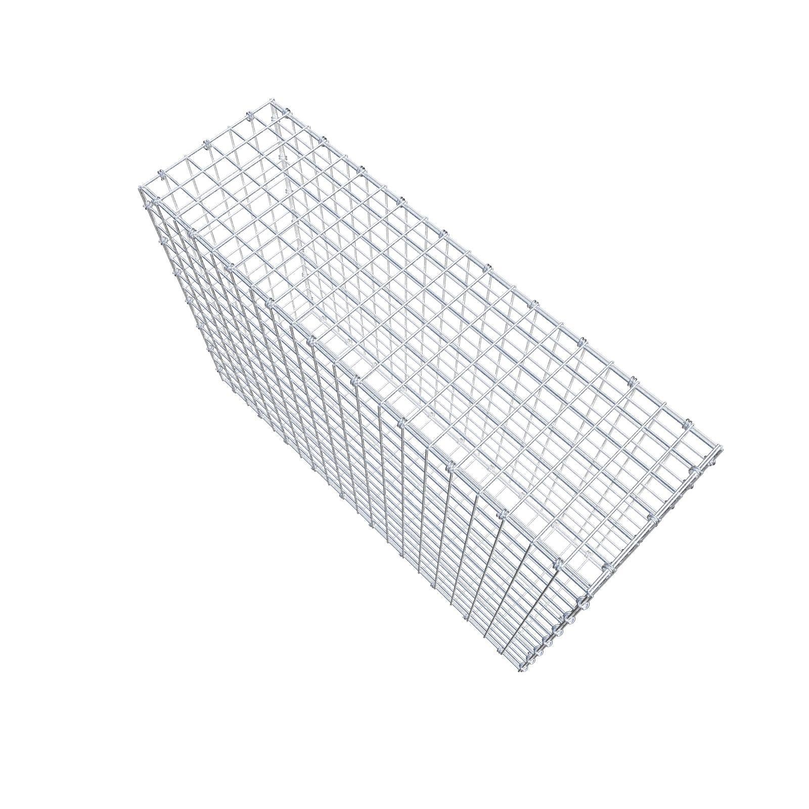 Gabião 100 cm x 70 cm x 30 cm (C x A x P), malhagem 5 x 5 cm, anel espiral