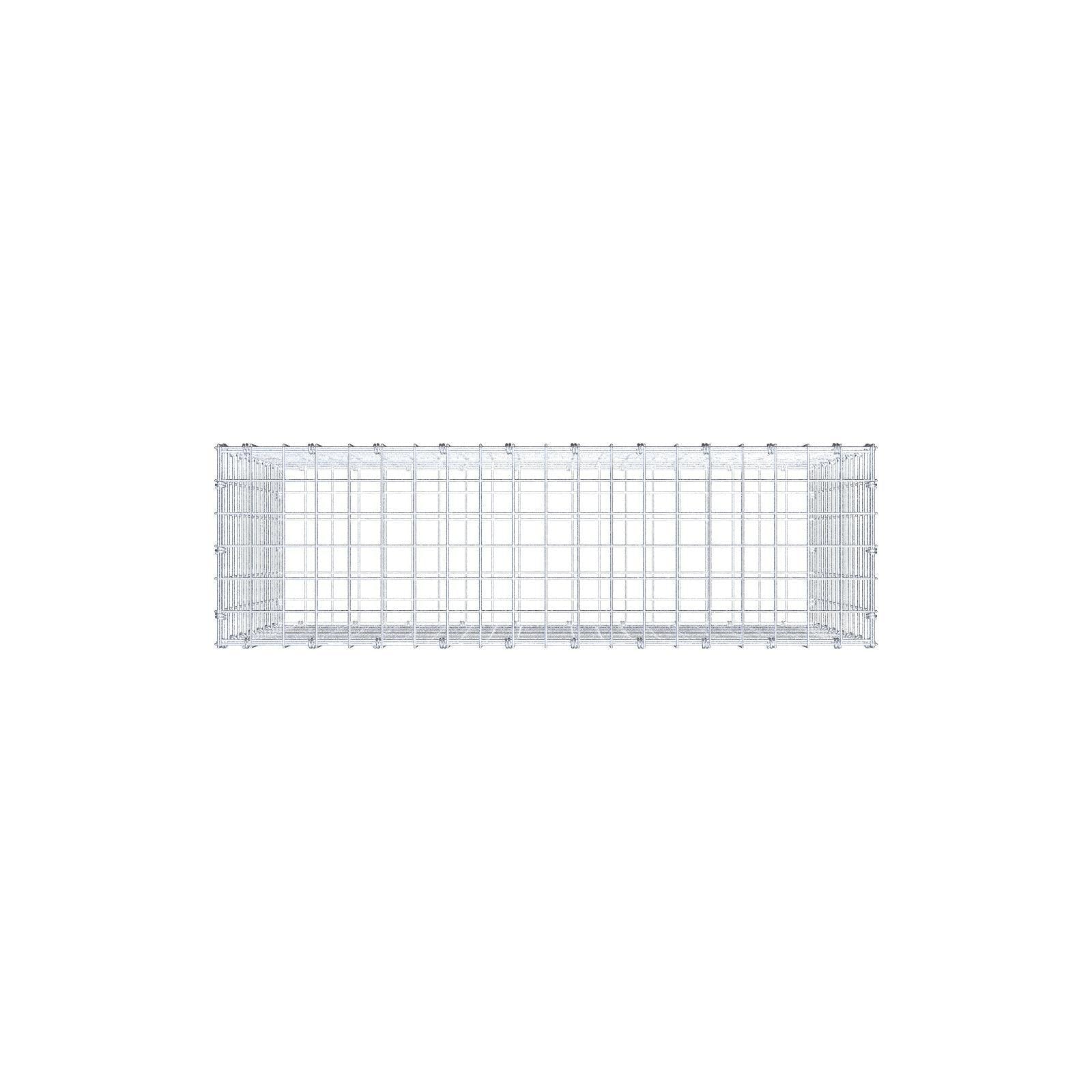 Gabião 100 cm x 70 cm x 30 cm (C x A x P), malhagem 5 x 5 cm, anel espiral