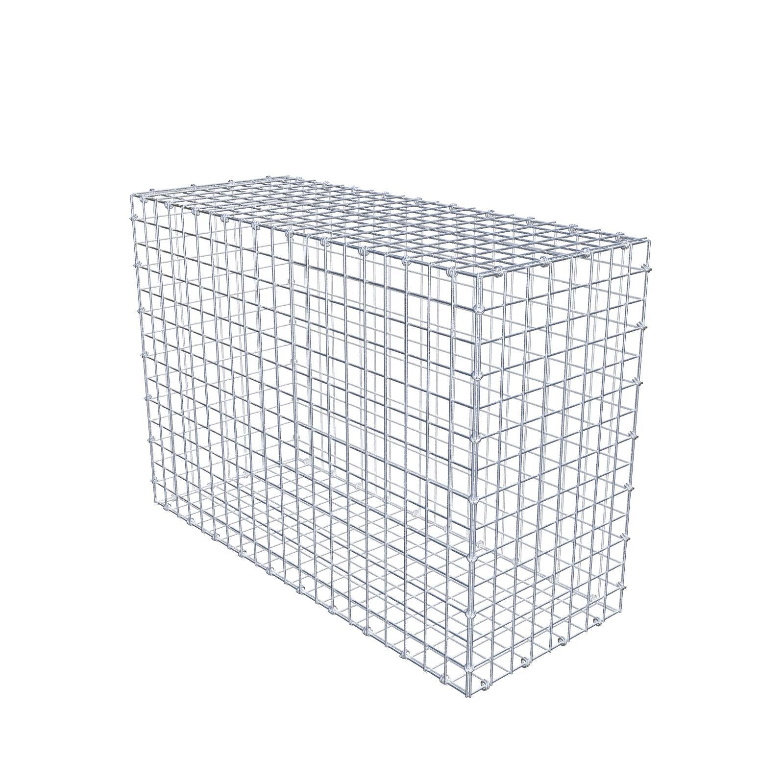 Gabião 100 cm x 70 cm x 40 cm (C x A x P), malhagem 5 x 5 cm, anel espiral