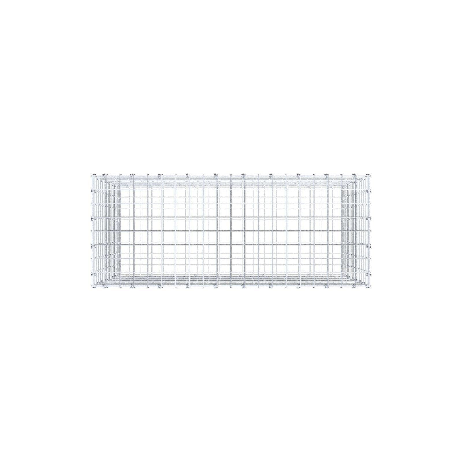 Gabião 100 cm x 70 cm x 40 cm (C x A x P), malhagem 5 x 5 cm, anel espiral