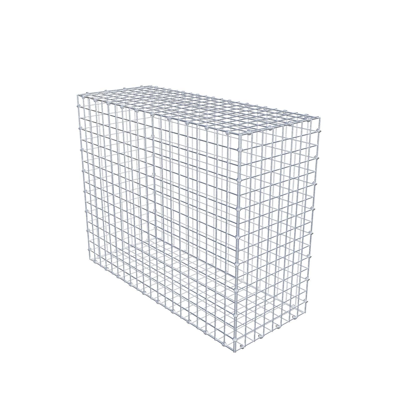 Gabião 100 cm x 80 cm x 40 cm (C x A x P), malhagem 5 x 5 cm, anel espiral