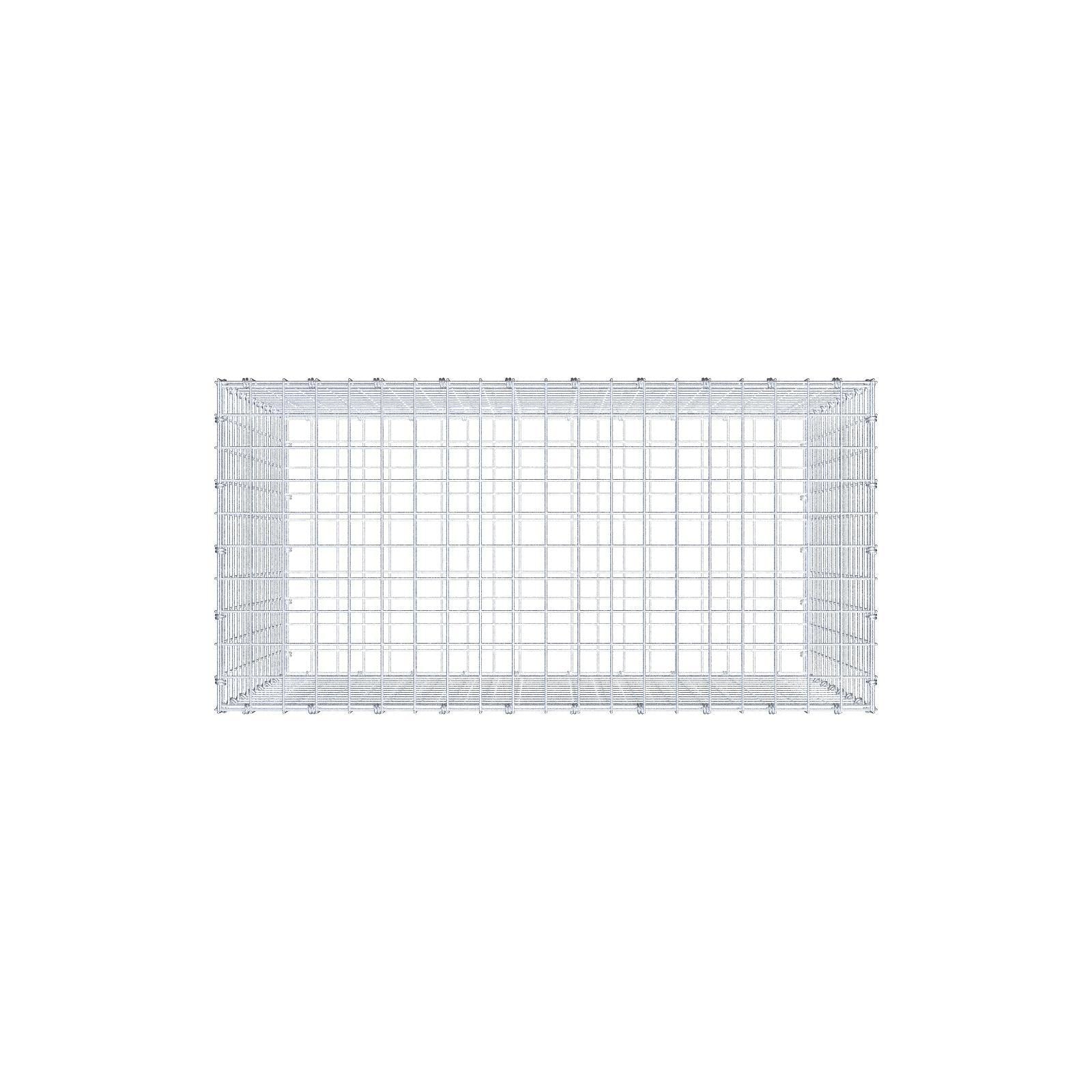 Gabião 100 cm x 80 cm x 50 cm (C x A x P), malhagem 5 x 5 cm, anel espiral
