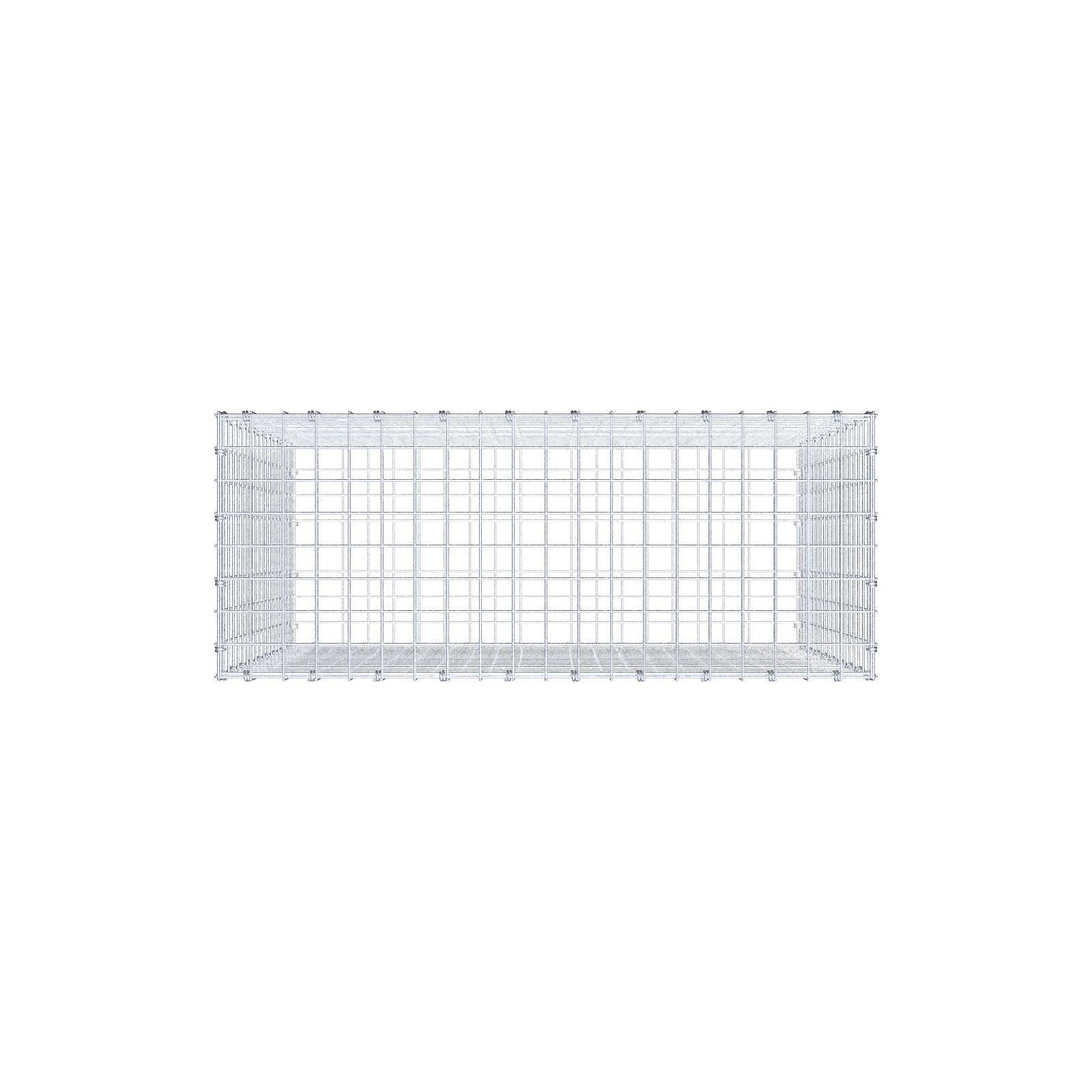 Schanskorf 100 cm x 90 cm x 40 cm (L x H x D), maaswijdte 5 x 5 cm, spiraalring